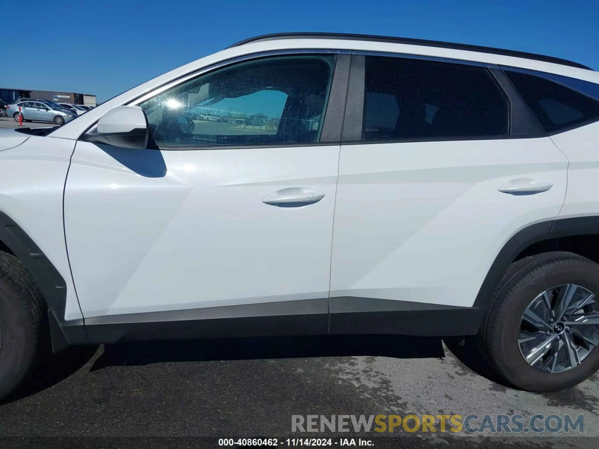 14 fotografías del automóvil dañado KM8JBCD17RU213273 HYUNDAI TUCSON HYBRID 2024