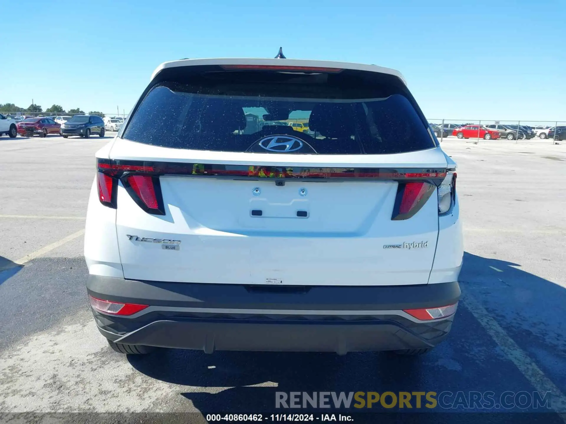 16 fotografías del automóvil dañado KM8JBCD17RU213273 HYUNDAI TUCSON HYBRID 2024