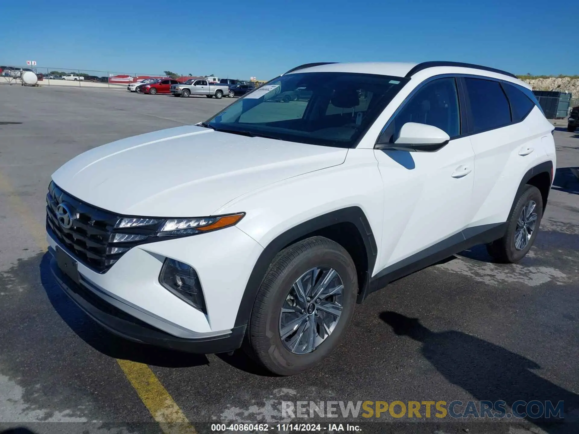 2 fotografías del automóvil dañado KM8JBCD17RU213273 HYUNDAI TUCSON HYBRID 2024