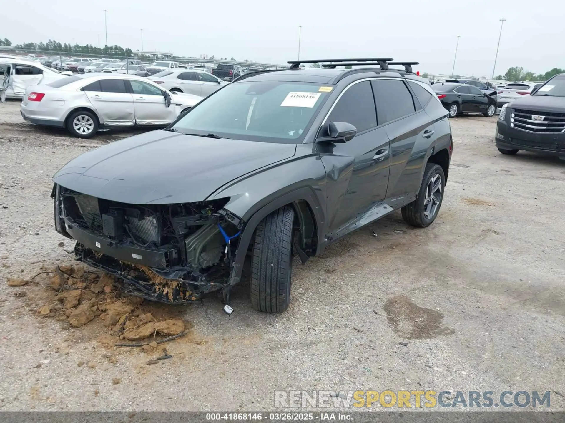 2 fotografías del automóvil dañado KM8JCCD10RU169436 HYUNDAI TUCSON HYBRID 2024