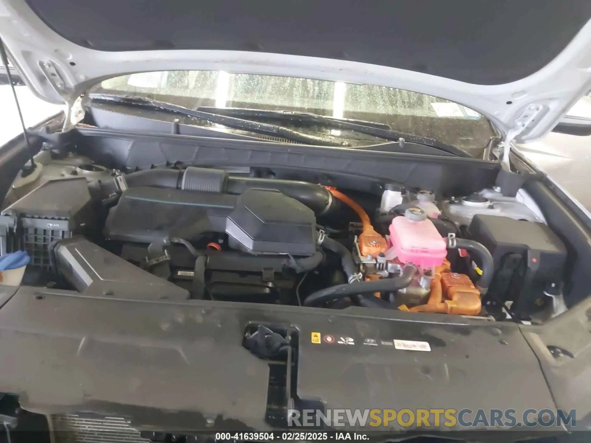 10 fotografías del automóvil dañado KM8JCCD11RU142648 HYUNDAI TUCSON HYBRID 2024