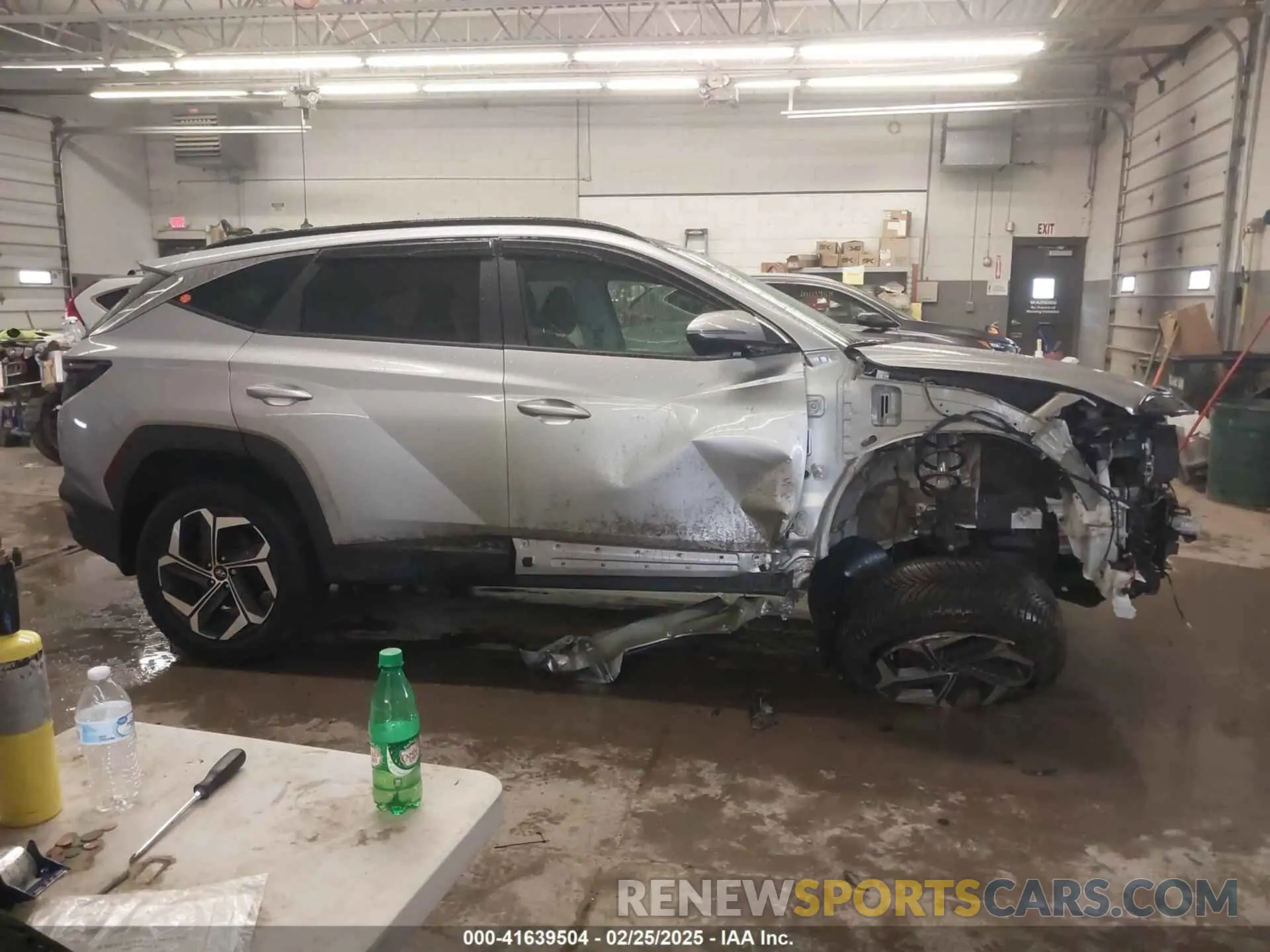14 fotografías del automóvil dañado KM8JCCD11RU142648 HYUNDAI TUCSON HYBRID 2024
