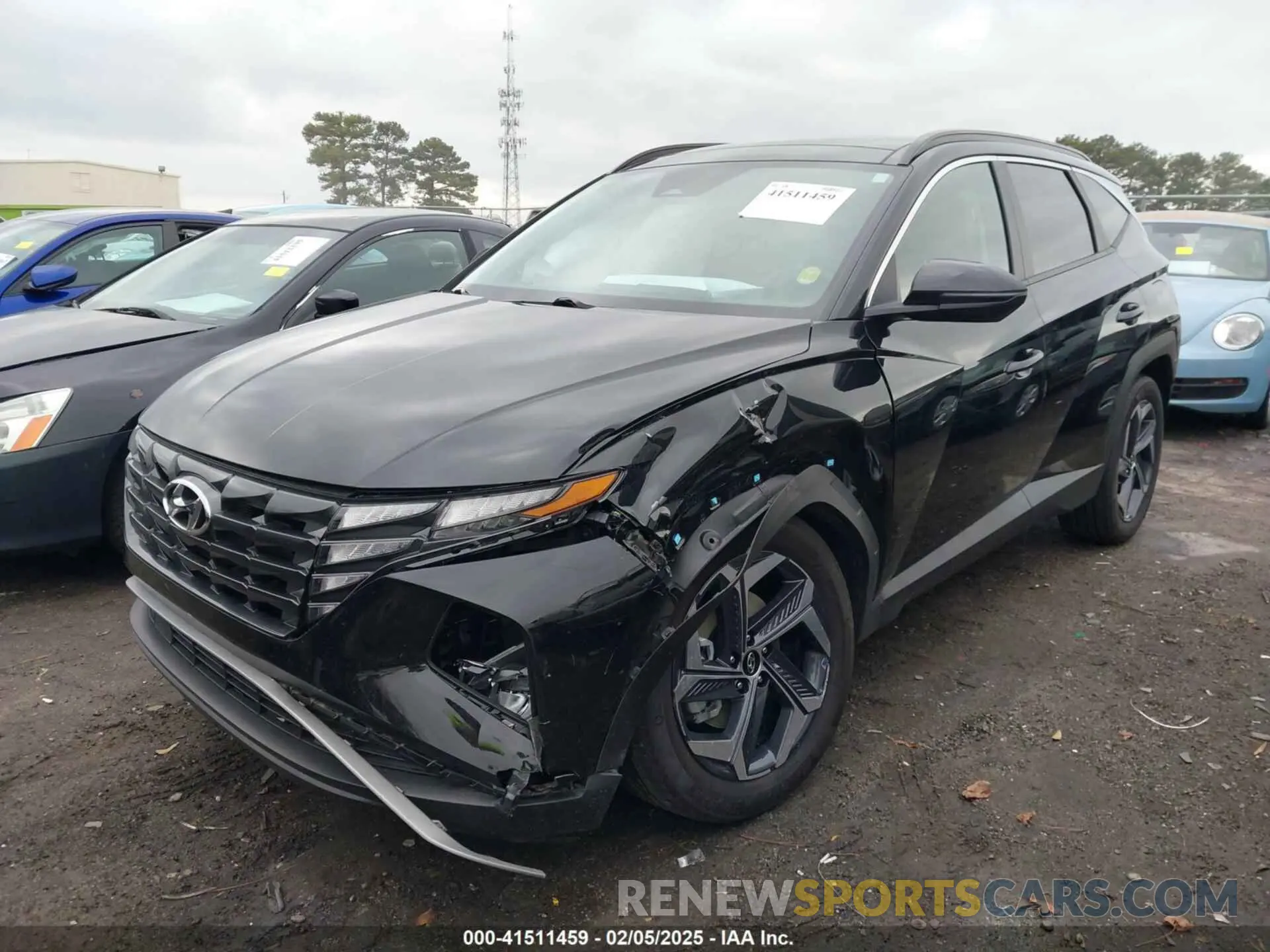 2 fotografías del automóvil dañado KM8JCCD11RU193423 HYUNDAI TUCSON HYBRID 2024
