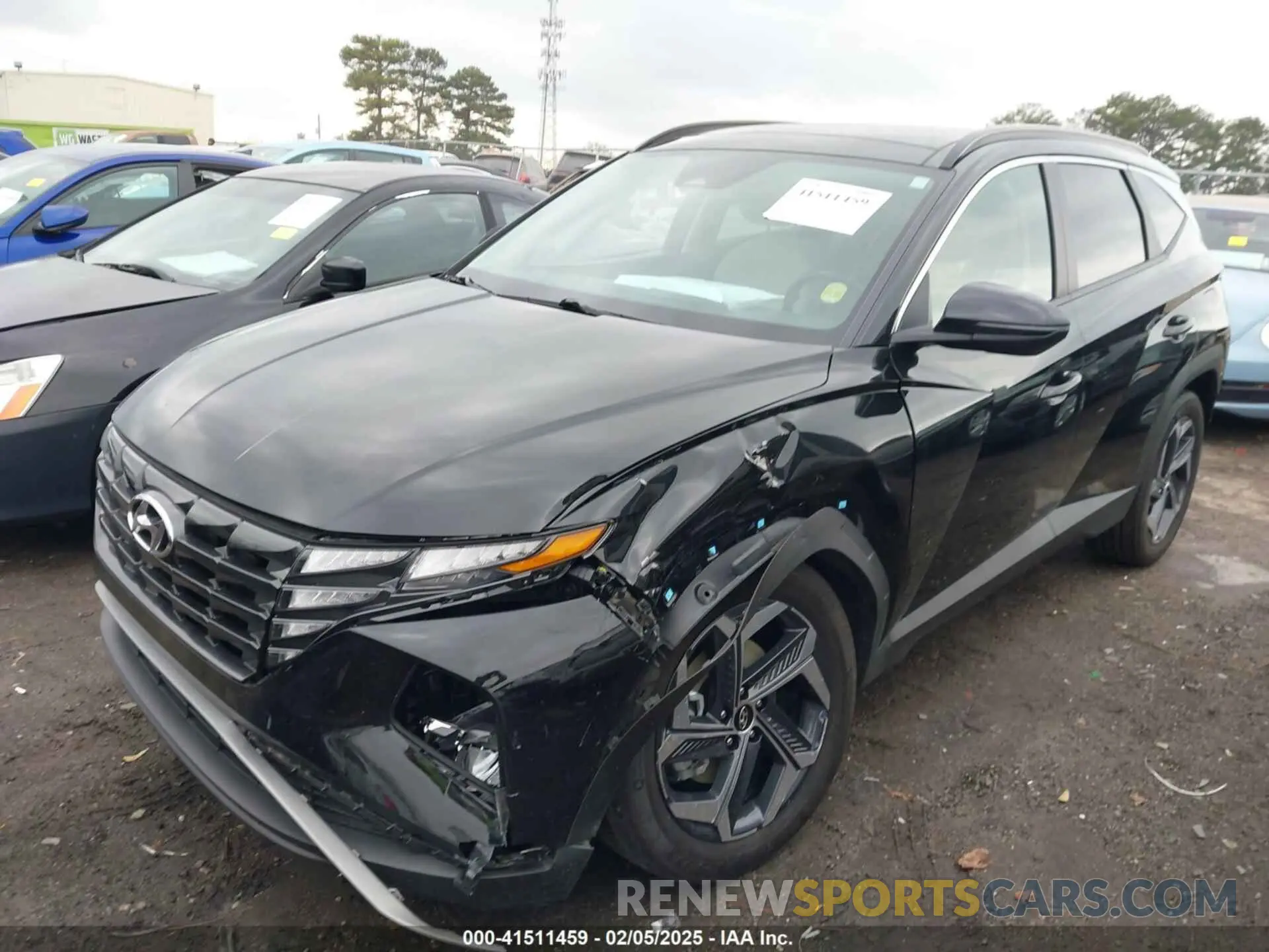 6 fotografías del automóvil dañado KM8JCCD11RU193423 HYUNDAI TUCSON HYBRID 2024