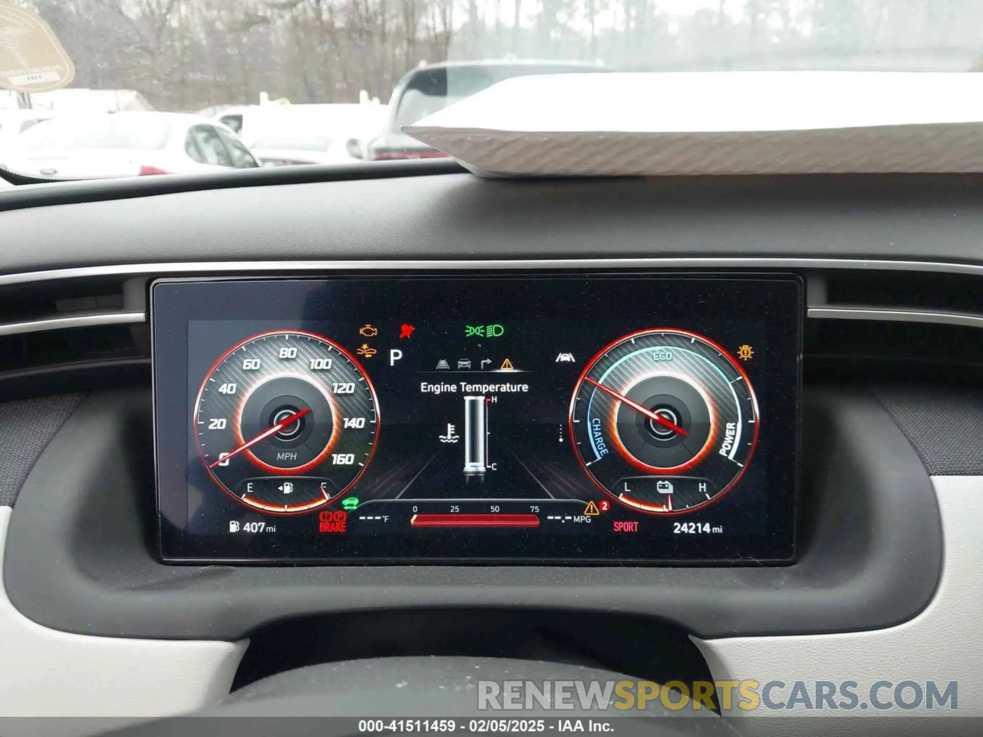 7 fotografías del automóvil dañado KM8JCCD11RU193423 HYUNDAI TUCSON HYBRID 2024