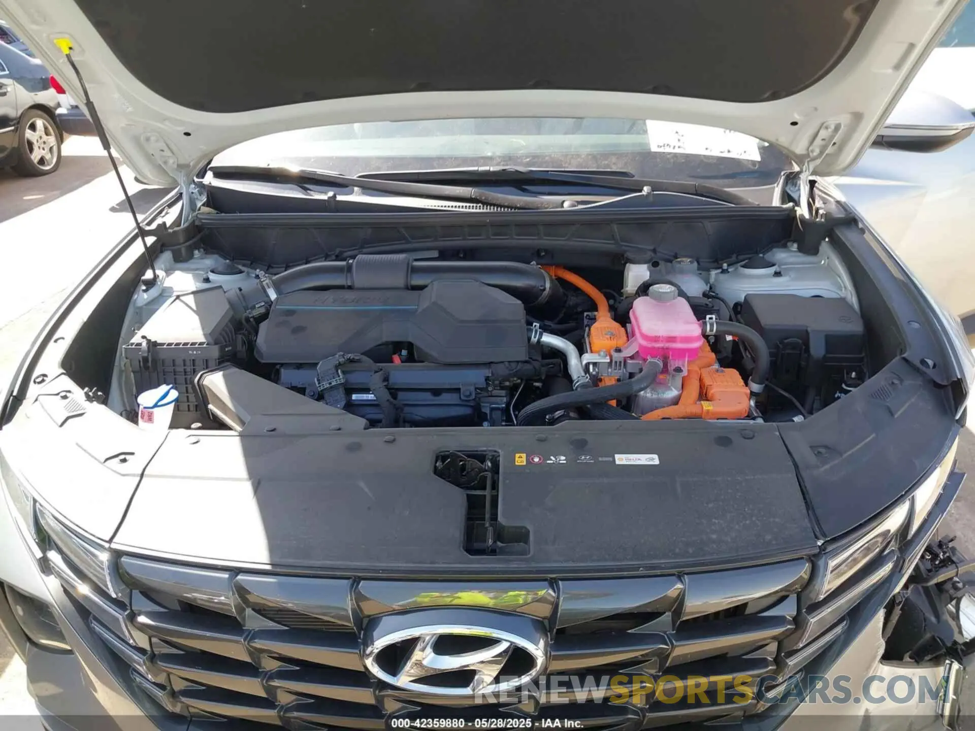 10 fotografías del automóvil dañado KM8JCCD11RU237100 HYUNDAI TUCSON HYBRID 2024