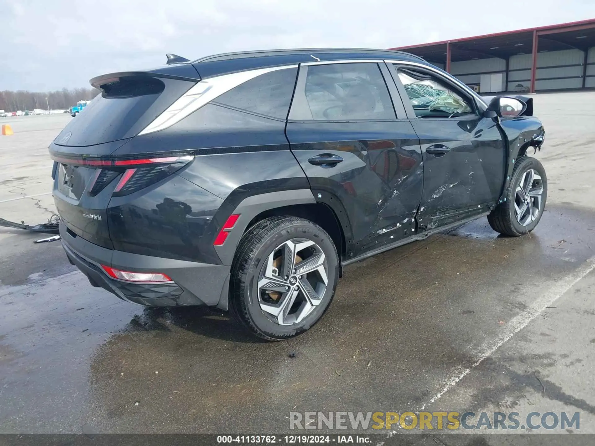 4 fotografías del automóvil dañado KM8JCCD14RU185168 HYUNDAI TUCSON HYBRID 2024