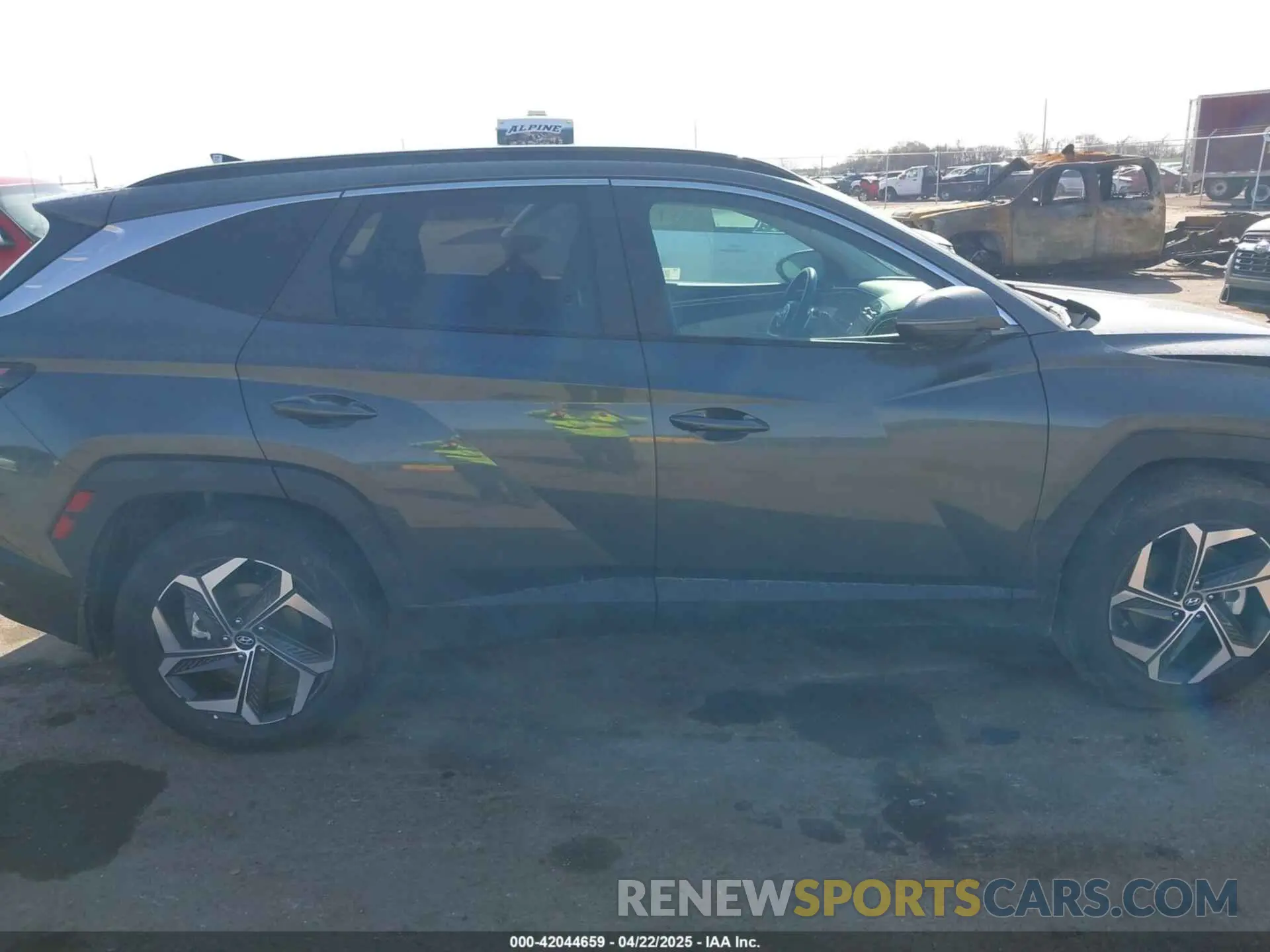 14 fotografías del automóvil dañado KM8JCCD15RU203371 HYUNDAI TUCSON HYBRID 2024