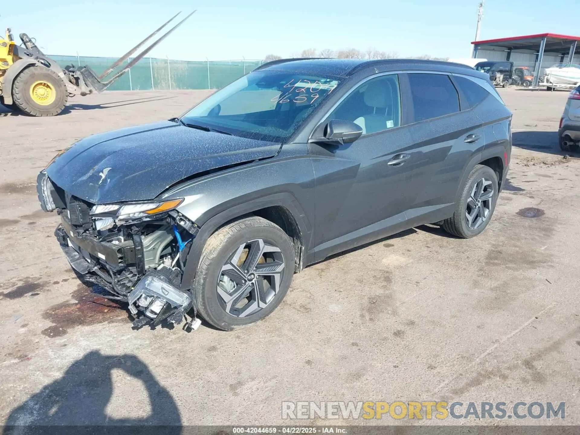 2 fotografías del automóvil dañado KM8JCCD15RU203371 HYUNDAI TUCSON HYBRID 2024