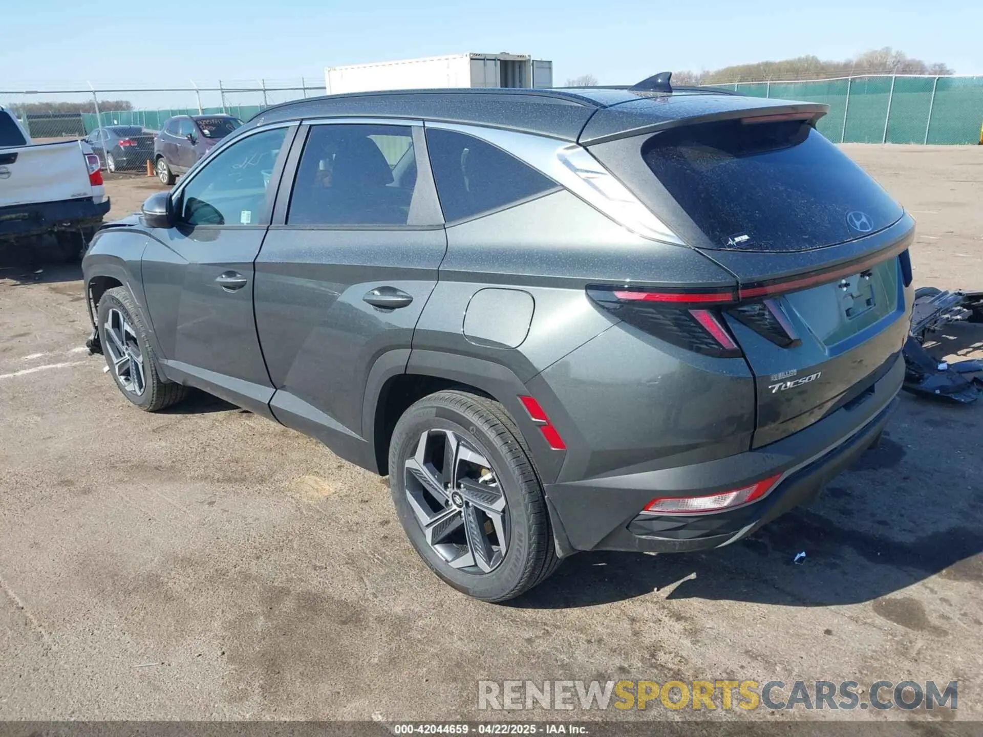 3 fotografías del automóvil dañado KM8JCCD15RU203371 HYUNDAI TUCSON HYBRID 2024