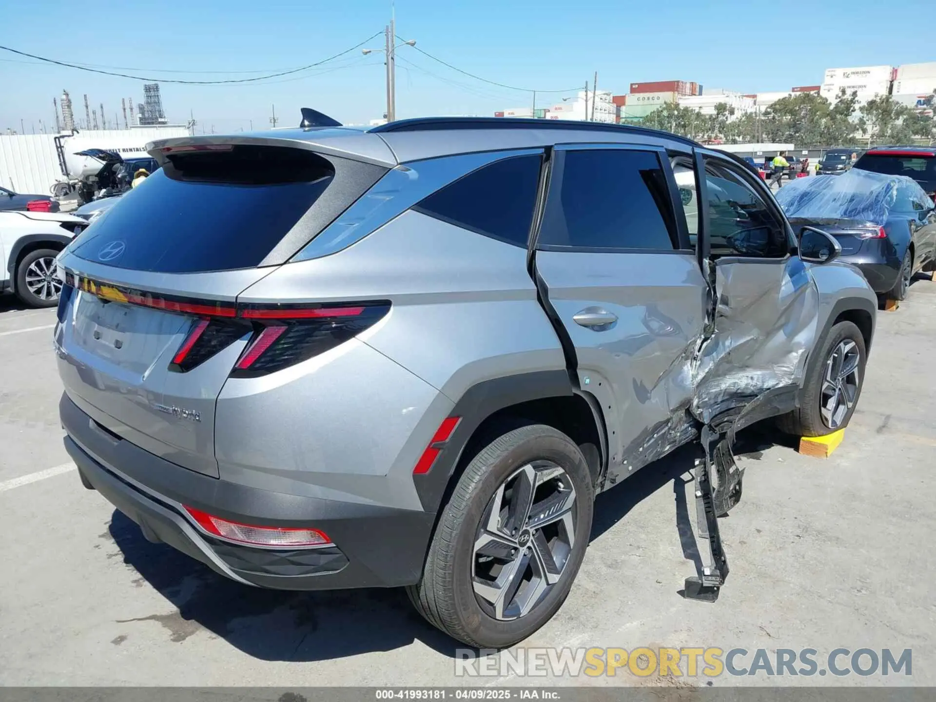 4 fotografías del automóvil dañado KM8JCCD16RU157257 HYUNDAI TUCSON HYBRID 2024