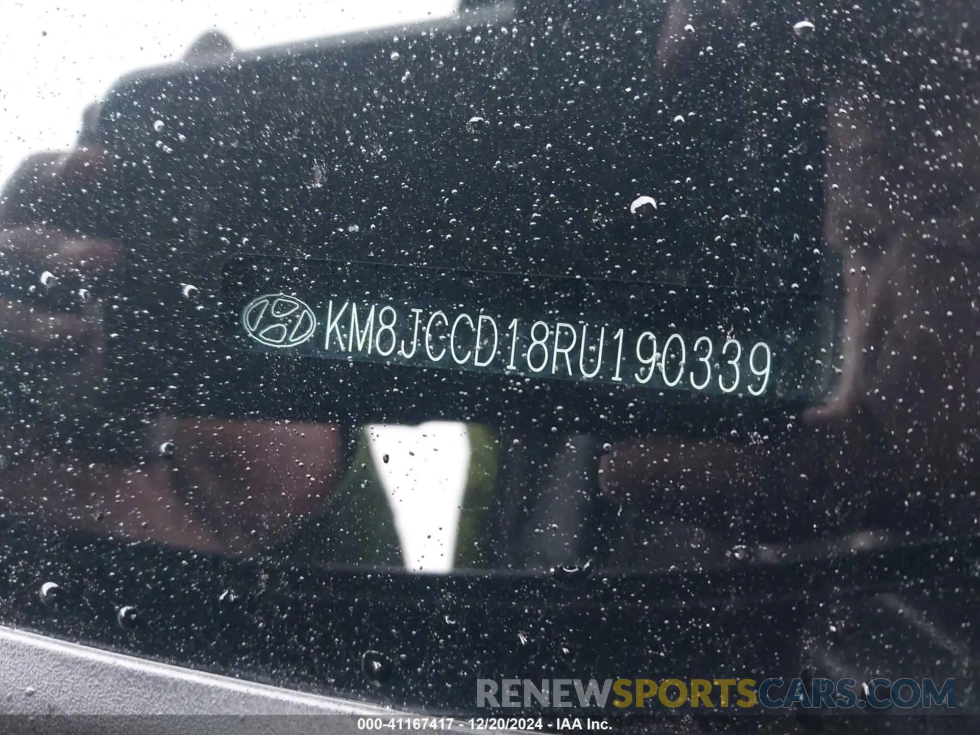 17 fotografías del automóvil dañado KM8JCCD18RU190339 HYUNDAI TUCSON HYBRID 2024