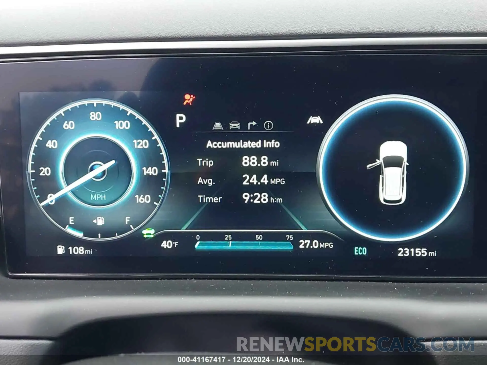 7 fotografías del automóvil dañado KM8JCCD18RU190339 HYUNDAI TUCSON HYBRID 2024