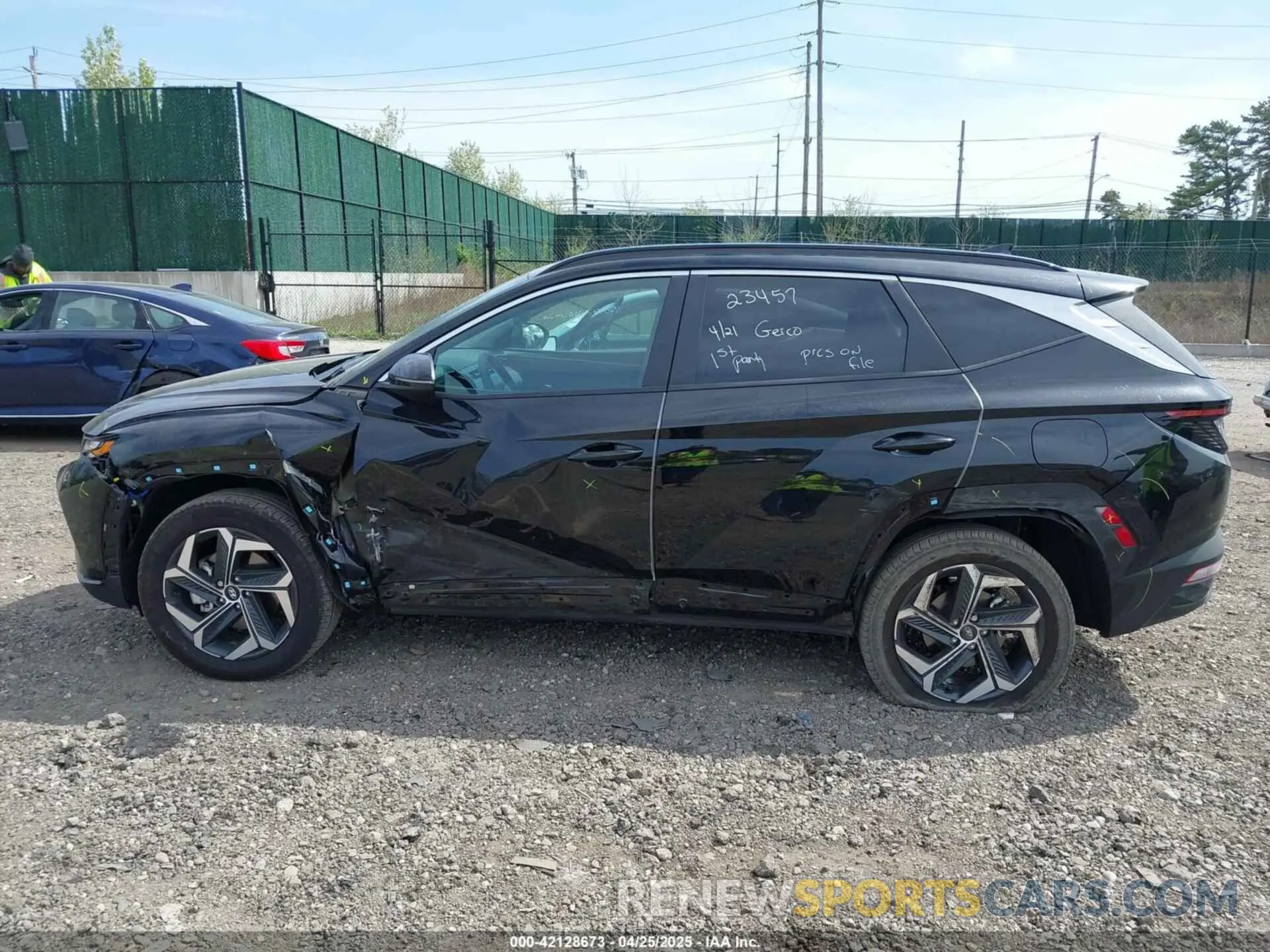 14 fotografías del automóvil dañado KM8JCCD18RU201968 HYUNDAI TUCSON HYBRID 2024