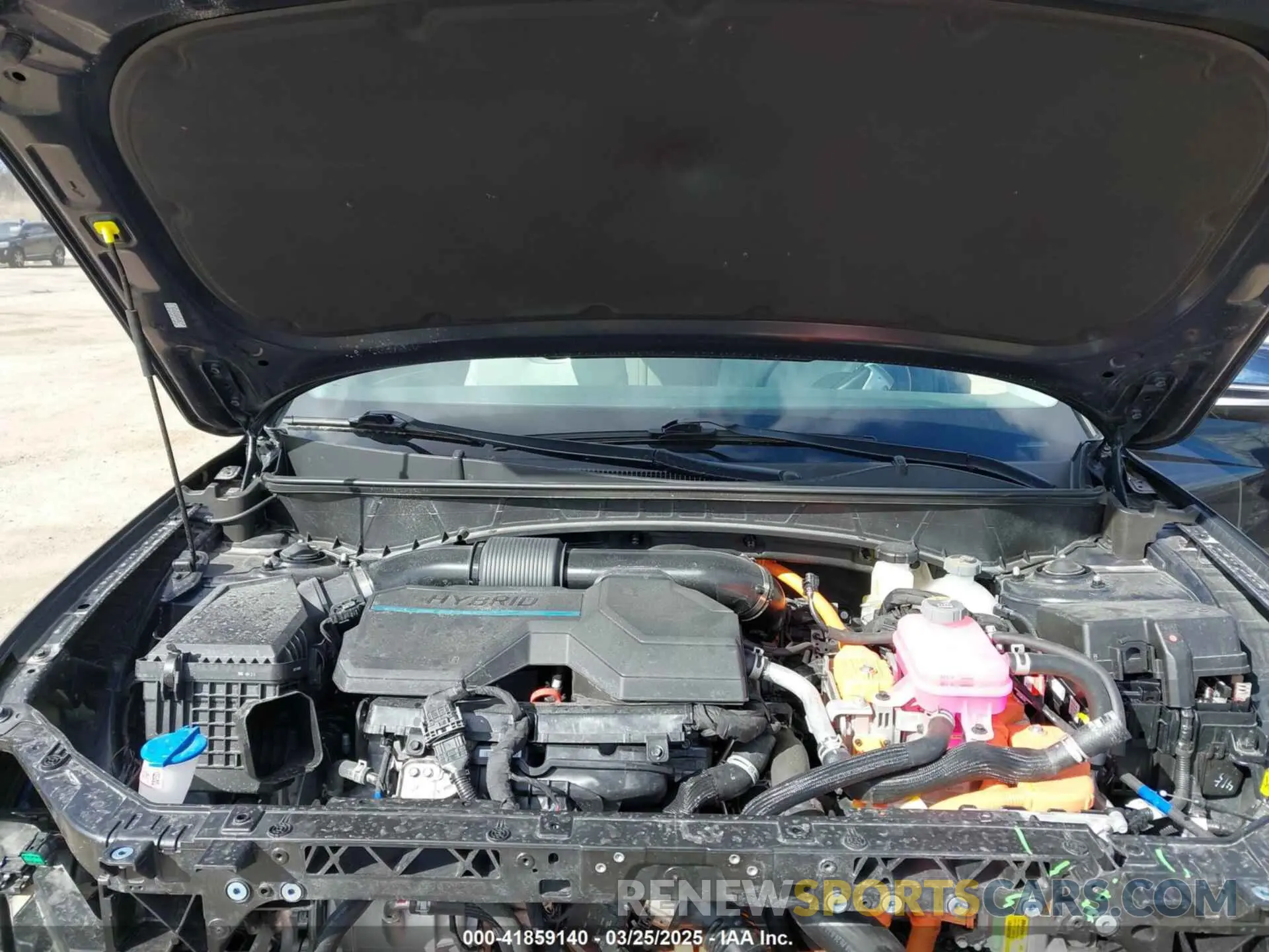 10 fotografías del automóvil dañado KM8JECD12RU192341 HYUNDAI TUCSON HYBRID 2024