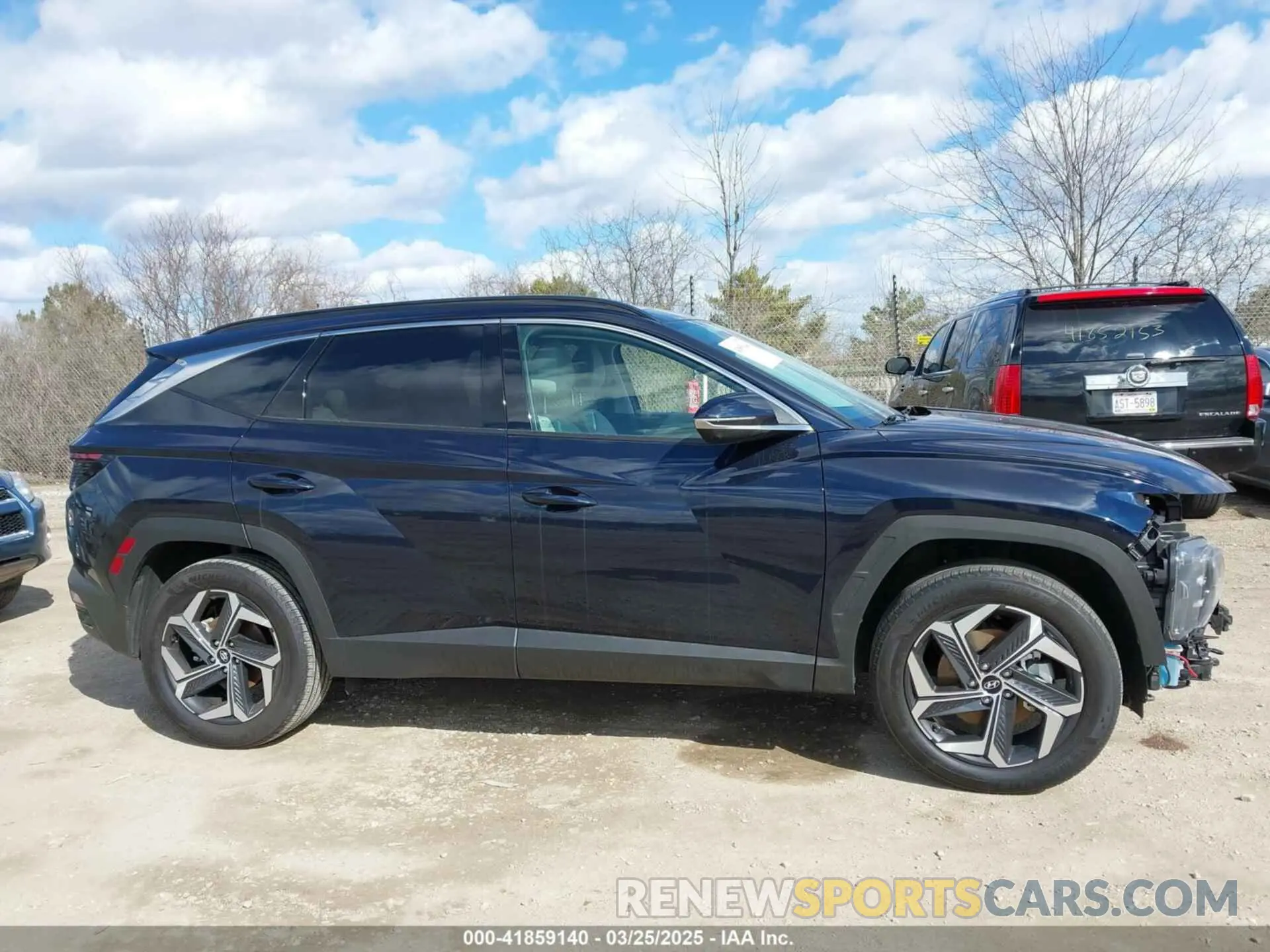 14 fotografías del automóvil dañado KM8JECD12RU192341 HYUNDAI TUCSON HYBRID 2024