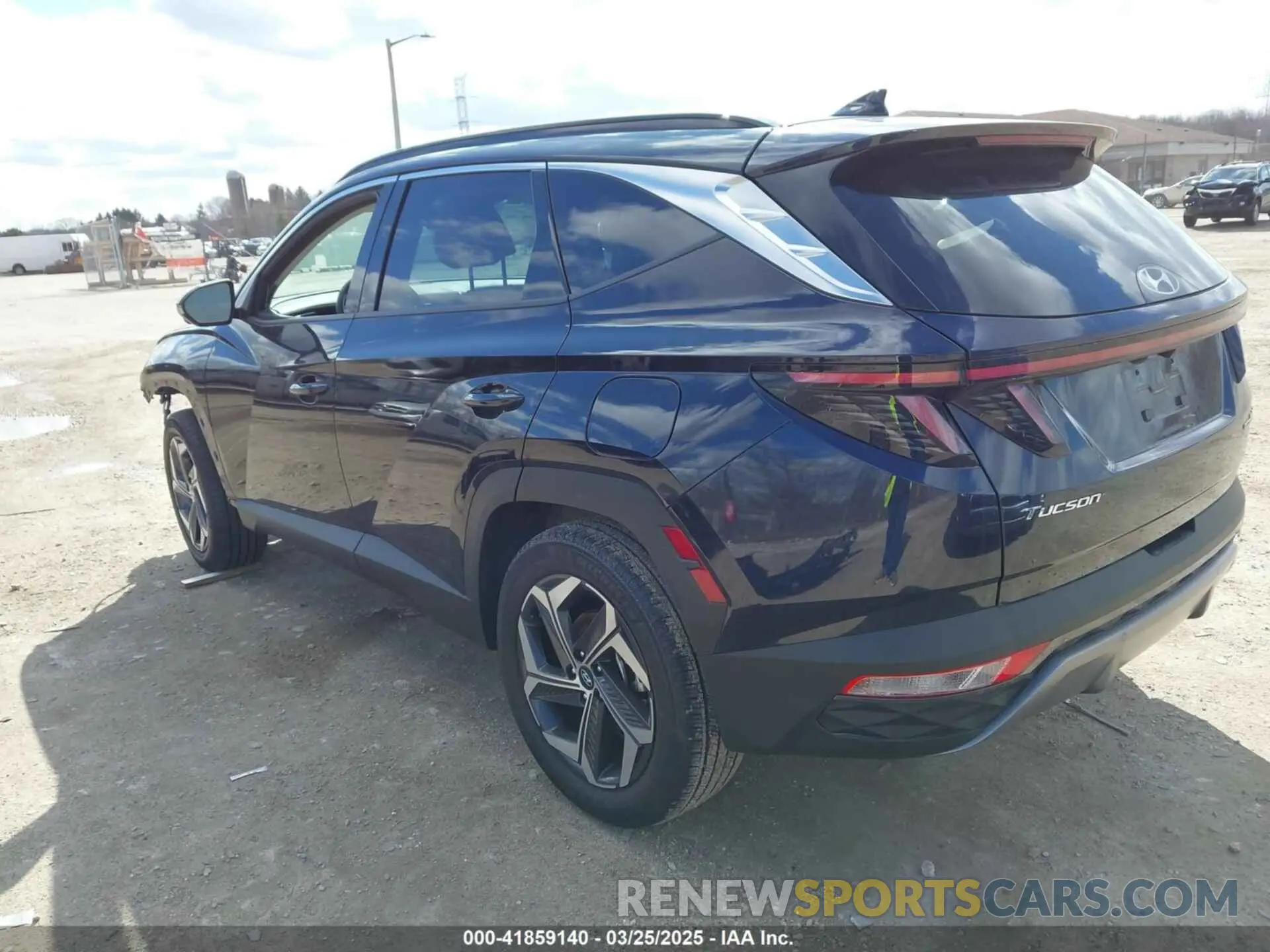 3 fotografías del automóvil dañado KM8JECD12RU192341 HYUNDAI TUCSON HYBRID 2024