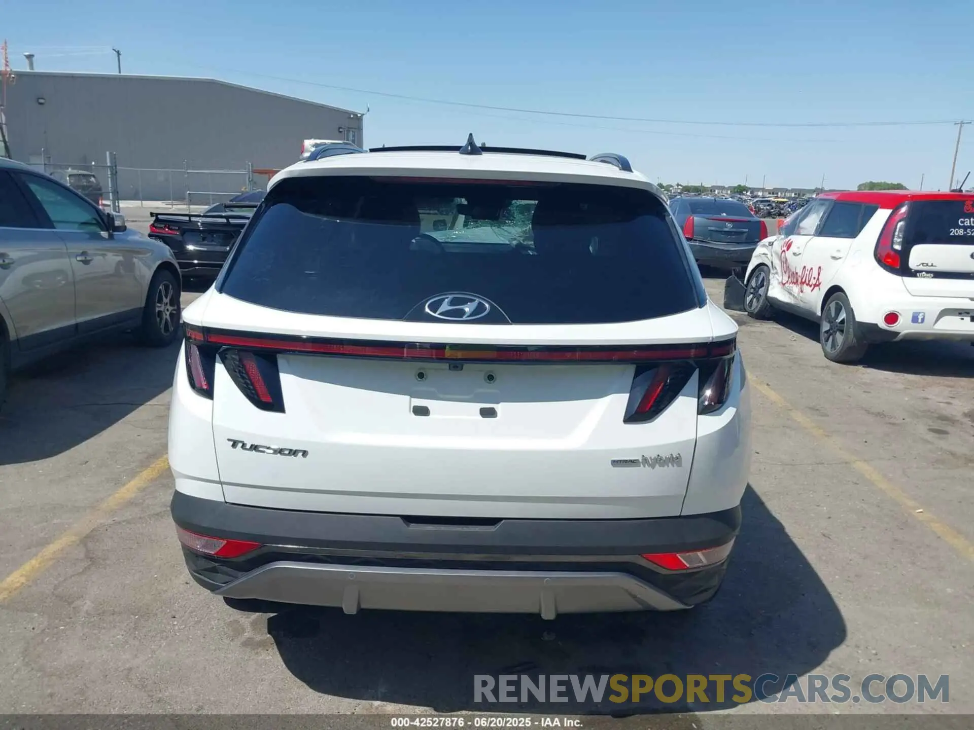 16 fotografías del automóvil dañado KM8JECD14RU234606 HYUNDAI TUCSON HYBRID 2024