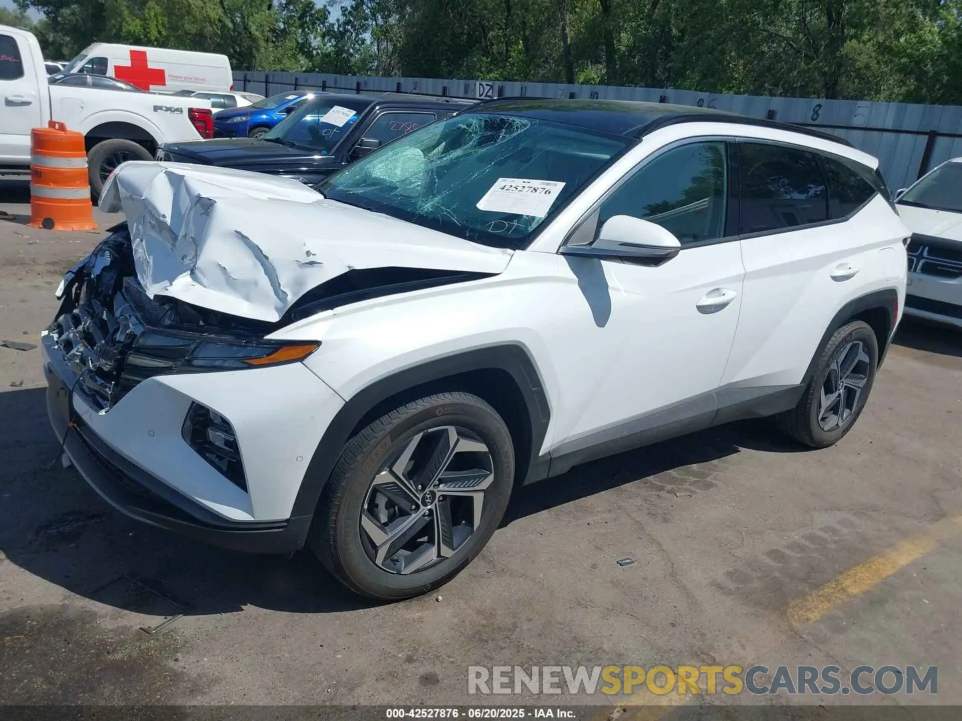 2 fotografías del automóvil dañado KM8JECD14RU234606 HYUNDAI TUCSON HYBRID 2024