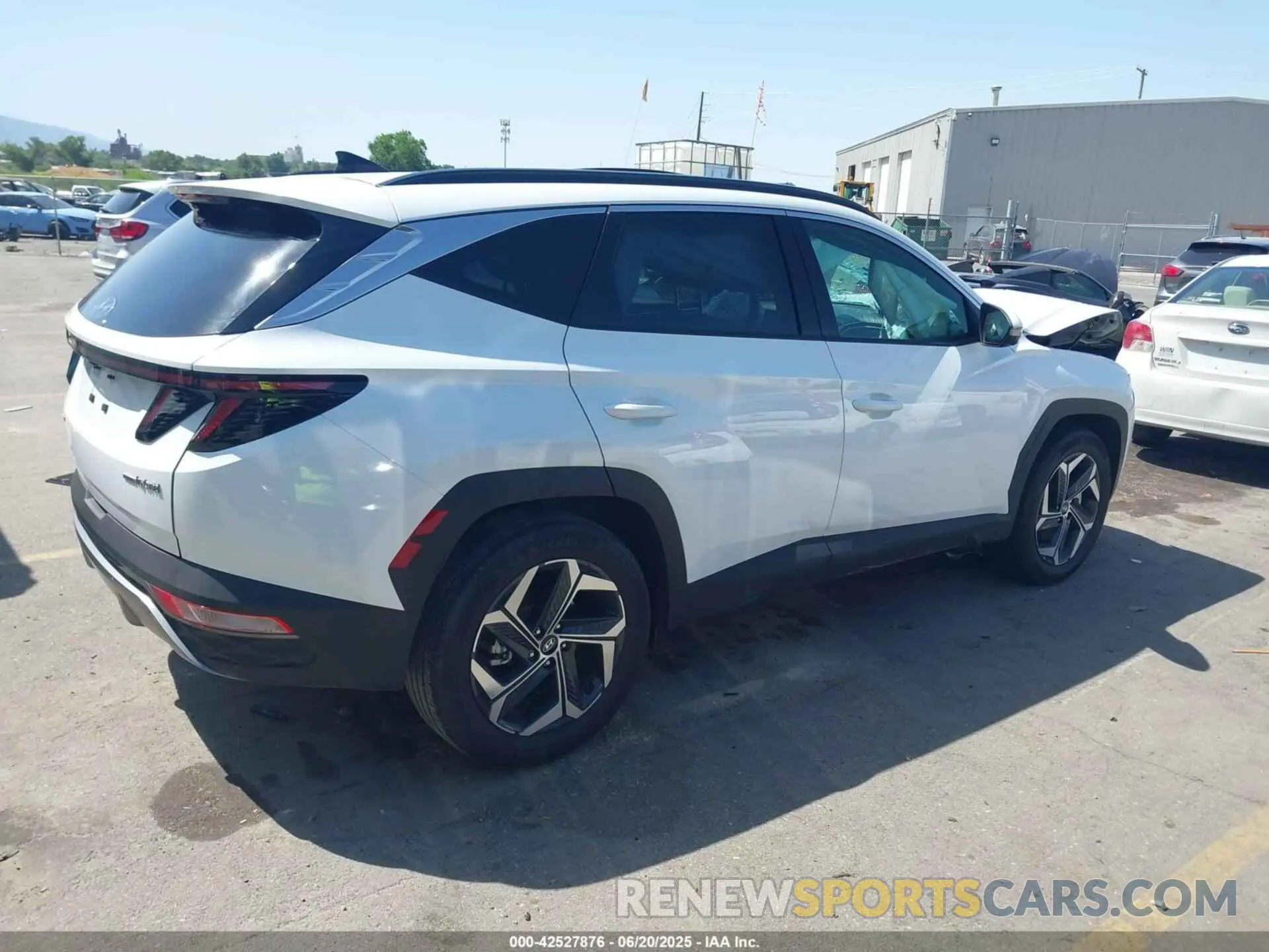 4 fotografías del automóvil dañado KM8JECD14RU234606 HYUNDAI TUCSON HYBRID 2024