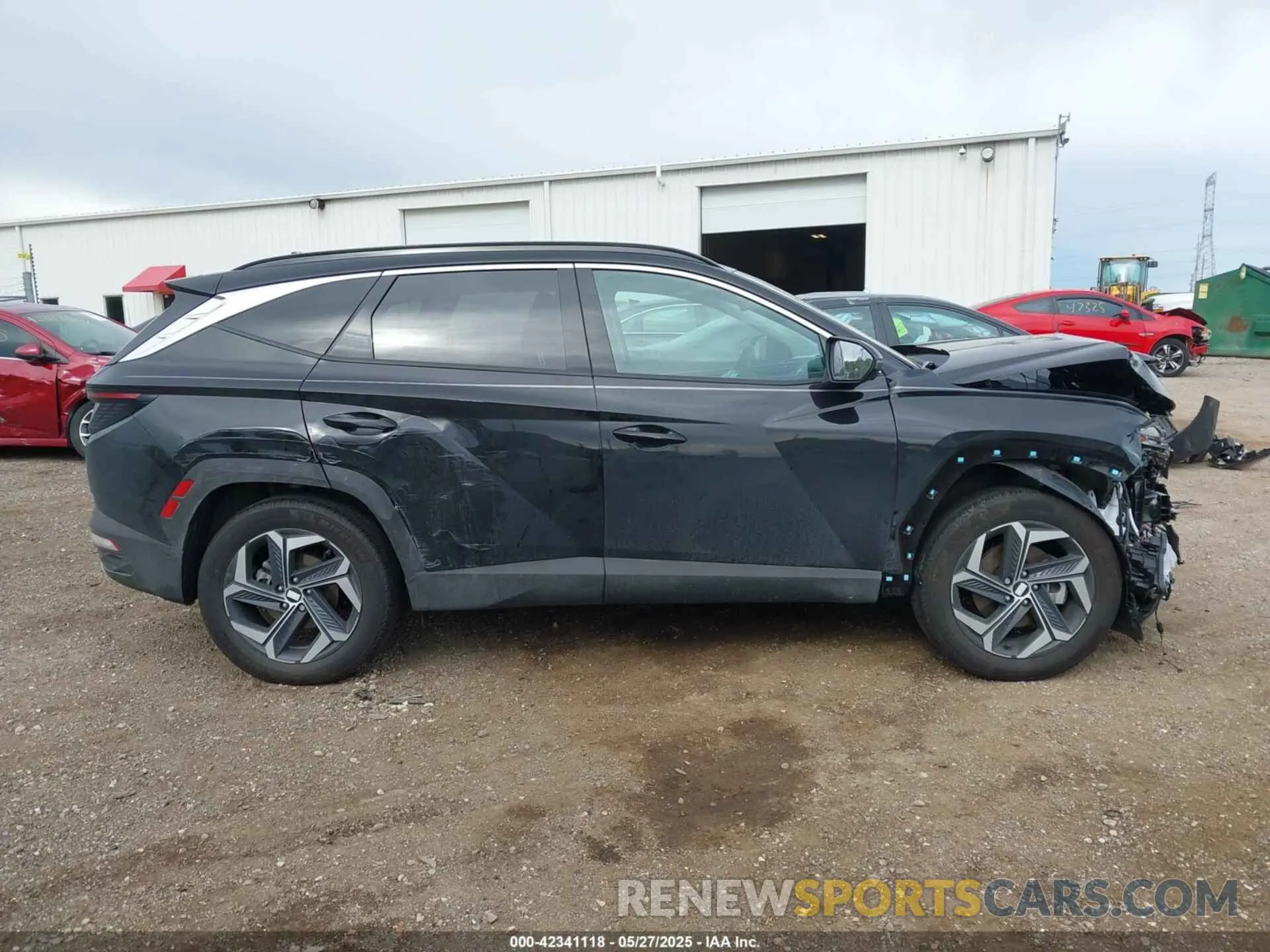 13 fotografías del automóvil dañado KM8JECD15RU243475 HYUNDAI TUCSON HYBRID 2024