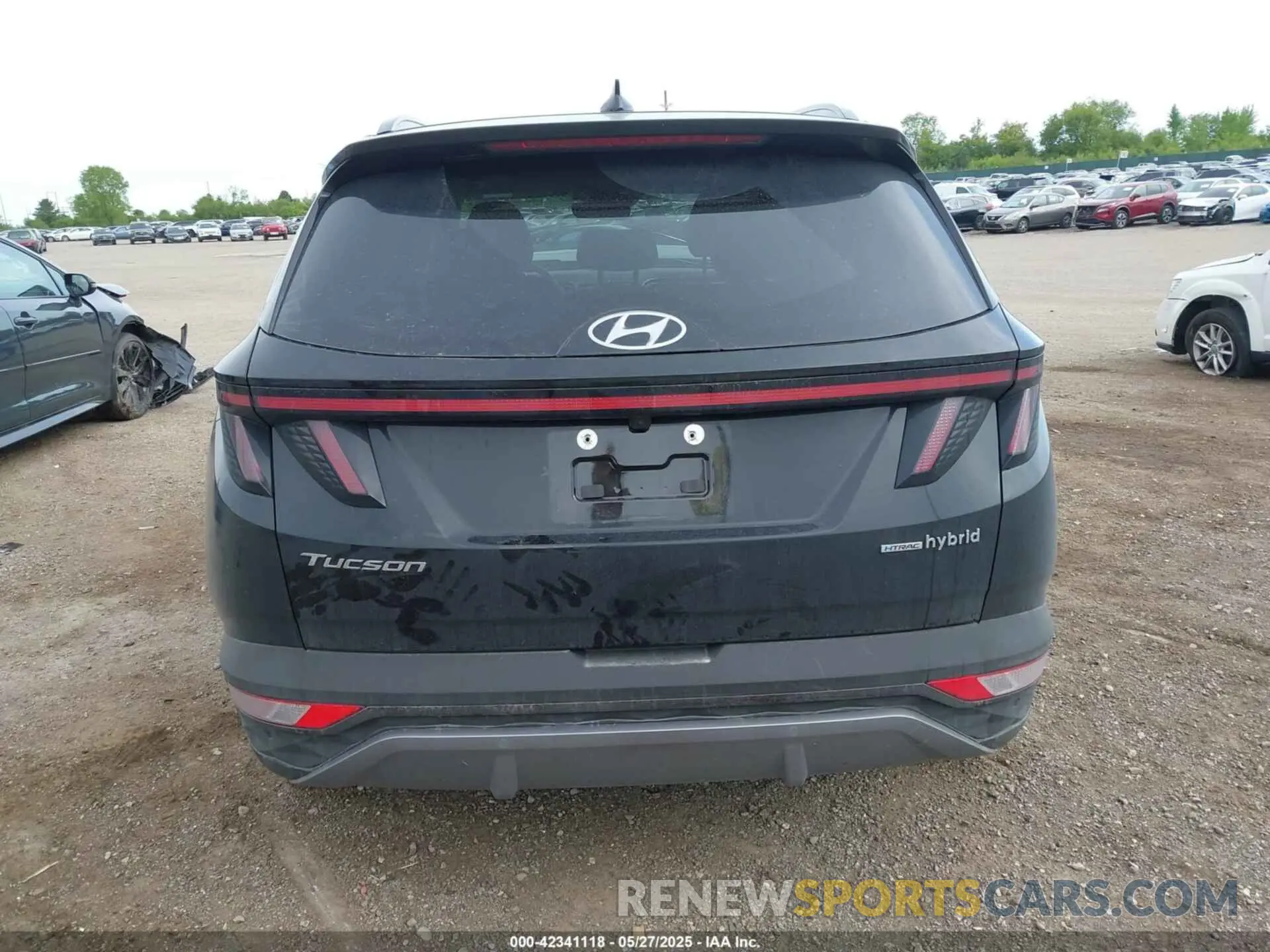 16 fotografías del automóvil dañado KM8JECD15RU243475 HYUNDAI TUCSON HYBRID 2024