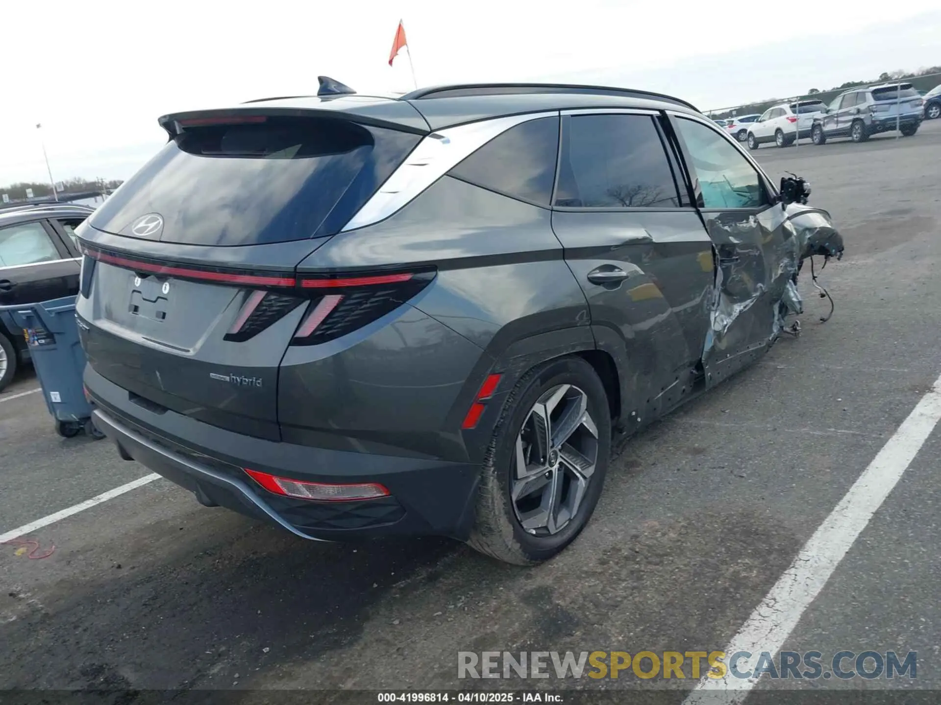 4 fotografías del automóvil dañado KM8JECD17RU217492 HYUNDAI TUCSON HYBRID 2024