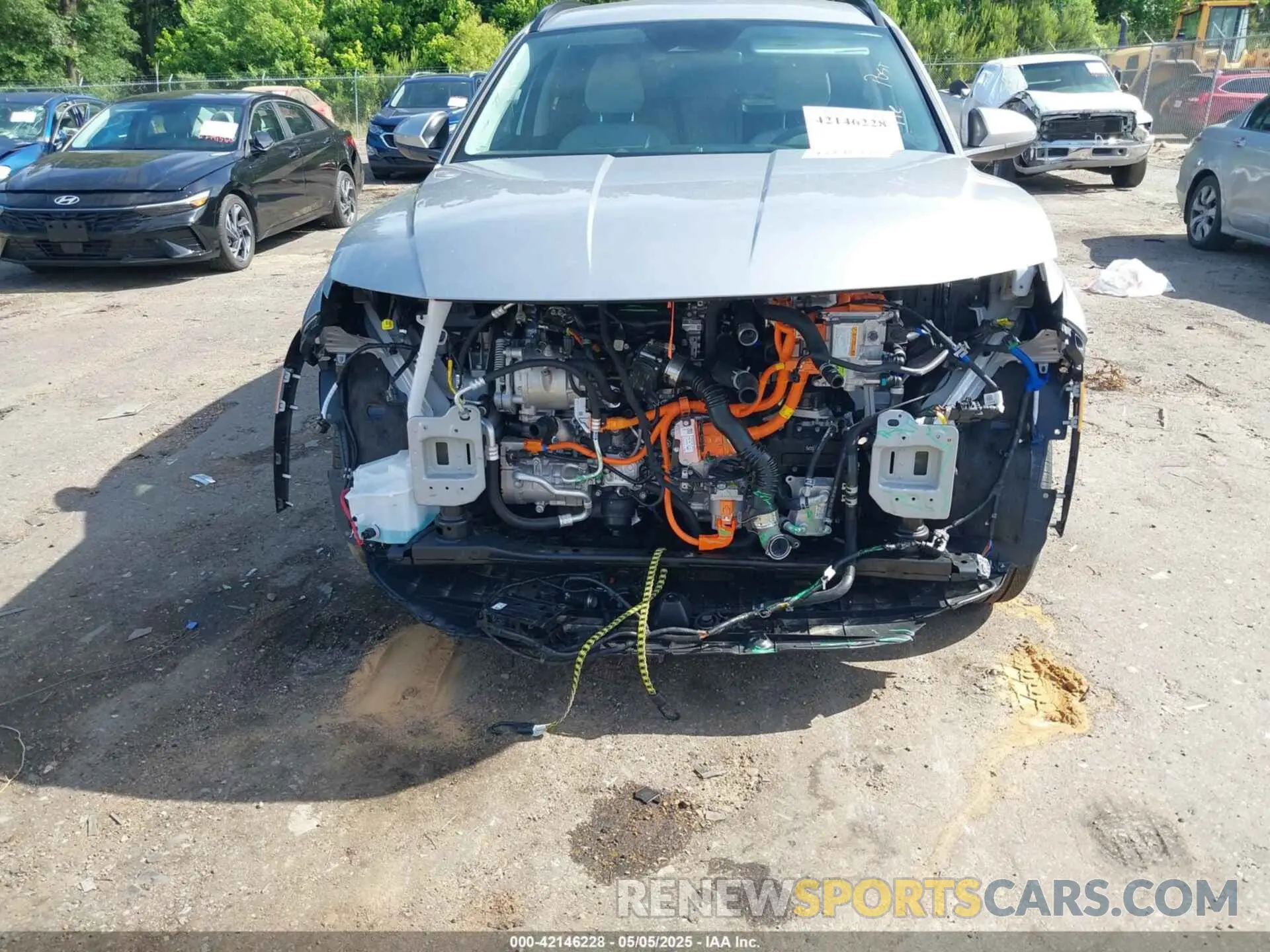 6 fotografías del automóvil dañado KM8JBDD11SU316426 HYUNDAI TUCSON HYBRID 2025