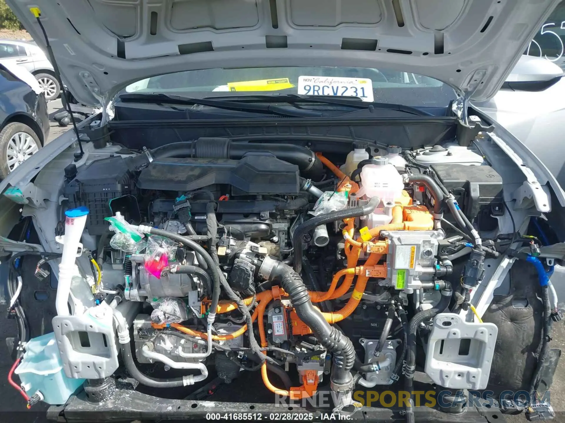 10 fotografías del automóvil dañado KM8JBDD13SU272297 HYUNDAI TUCSON HYBRID 2025