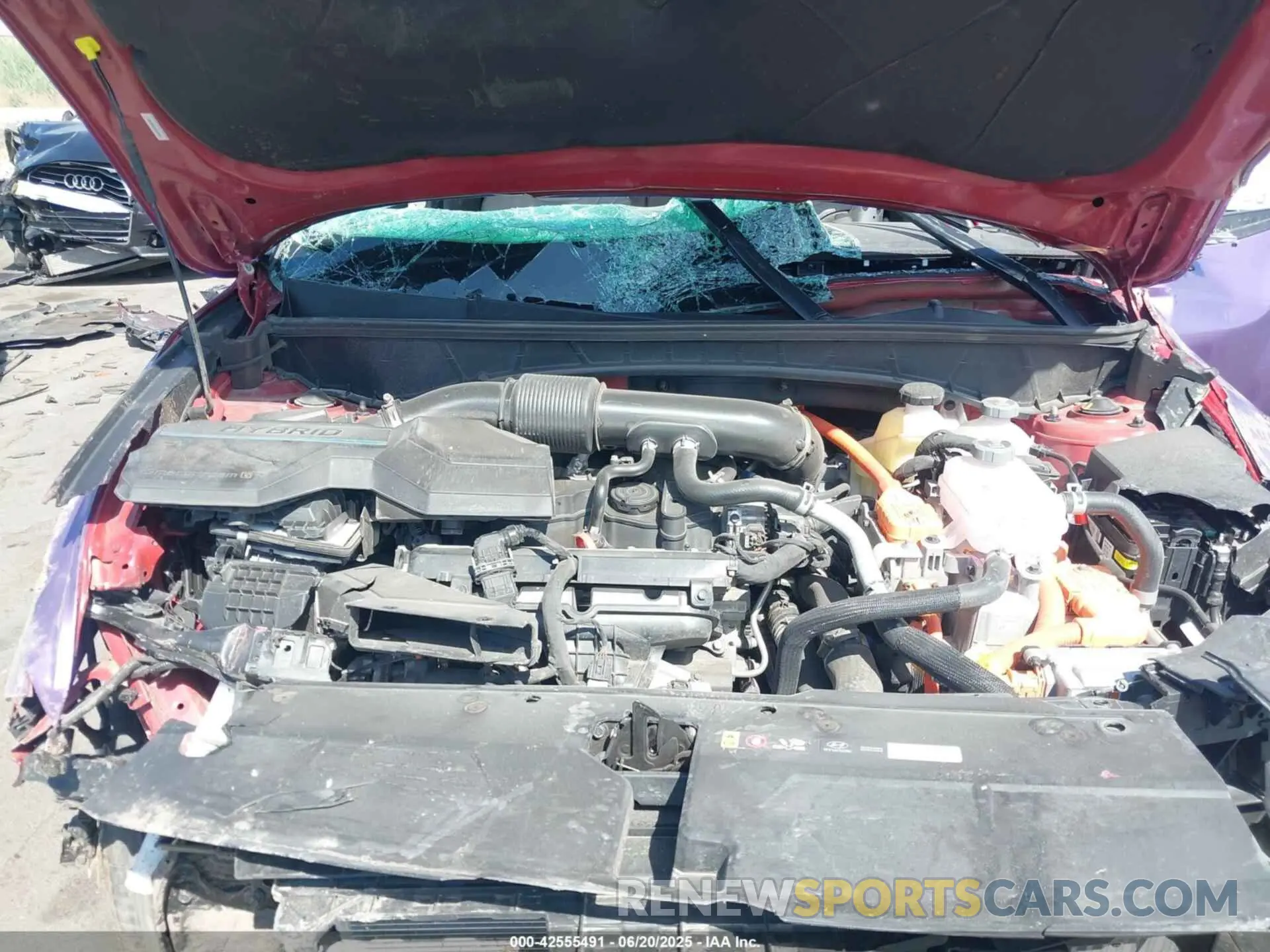 10 fotografías del automóvil dañado KM8JBDD16SU273699 HYUNDAI TUCSON HYBRID 2025