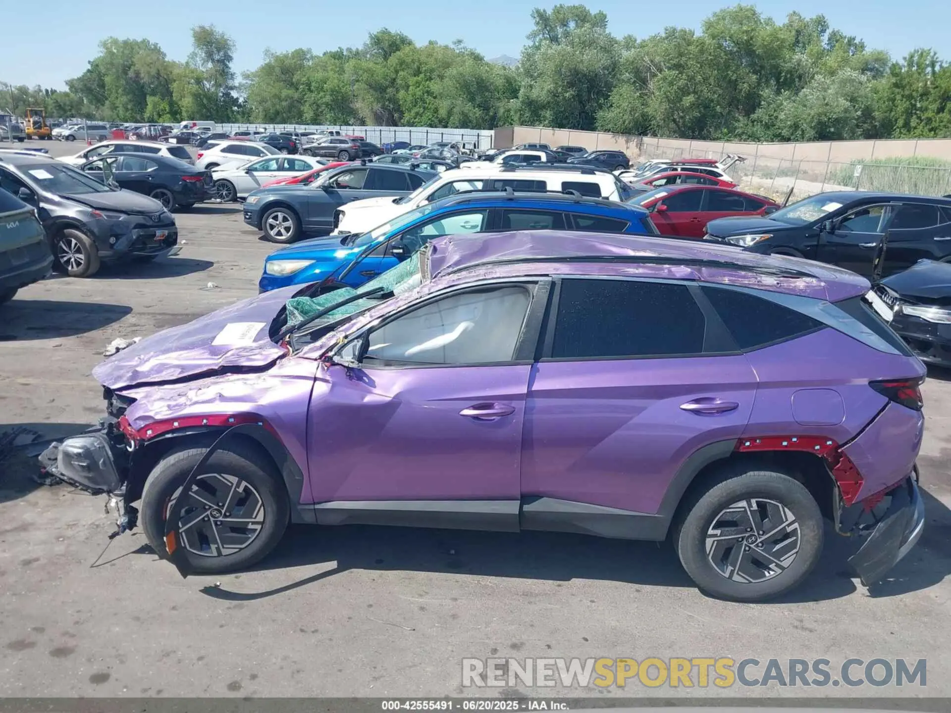 14 fotografías del automóvil dañado KM8JBDD16SU273699 HYUNDAI TUCSON HYBRID 2025