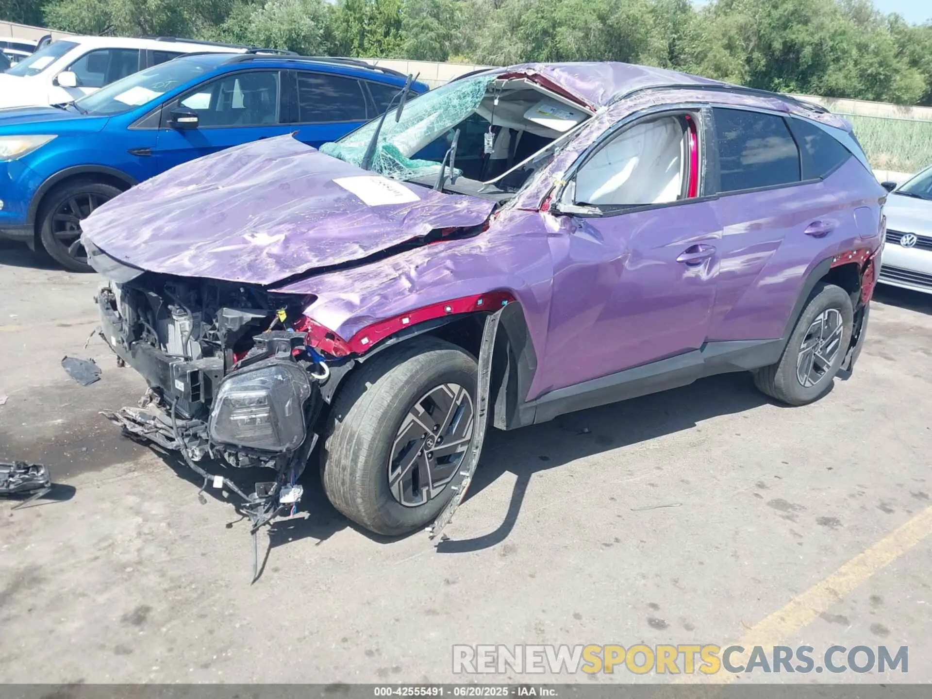 2 fotografías del automóvil dañado KM8JBDD16SU273699 HYUNDAI TUCSON HYBRID 2025