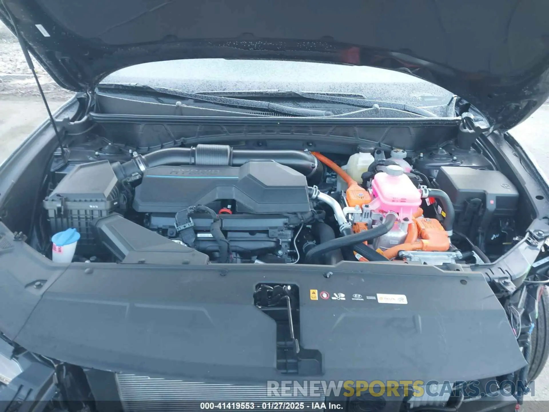 10 fotografías del automóvil dañado KM8JCDD14SU279613 HYUNDAI TUCSON HYBRID 2025