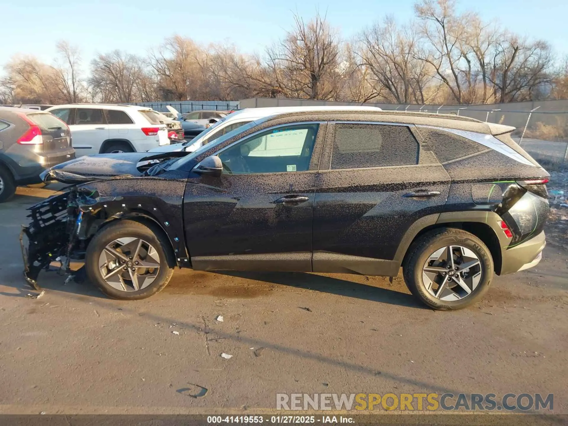 14 fotografías del automóvil dañado KM8JCDD14SU279613 HYUNDAI TUCSON HYBRID 2025
