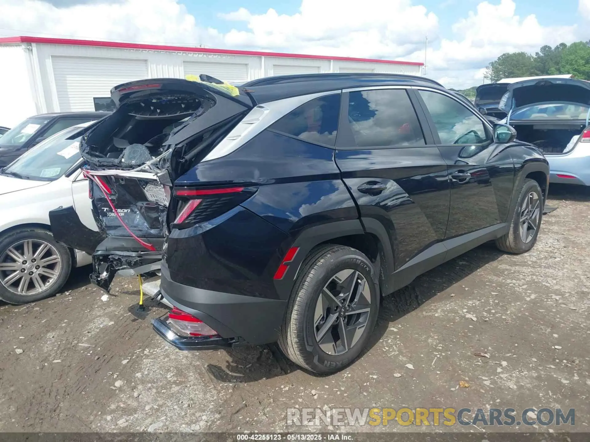 4 fotografías del automóvil dañado KM8JCDD1XSU323680 HYUNDAI TUCSON HYBRID 2025