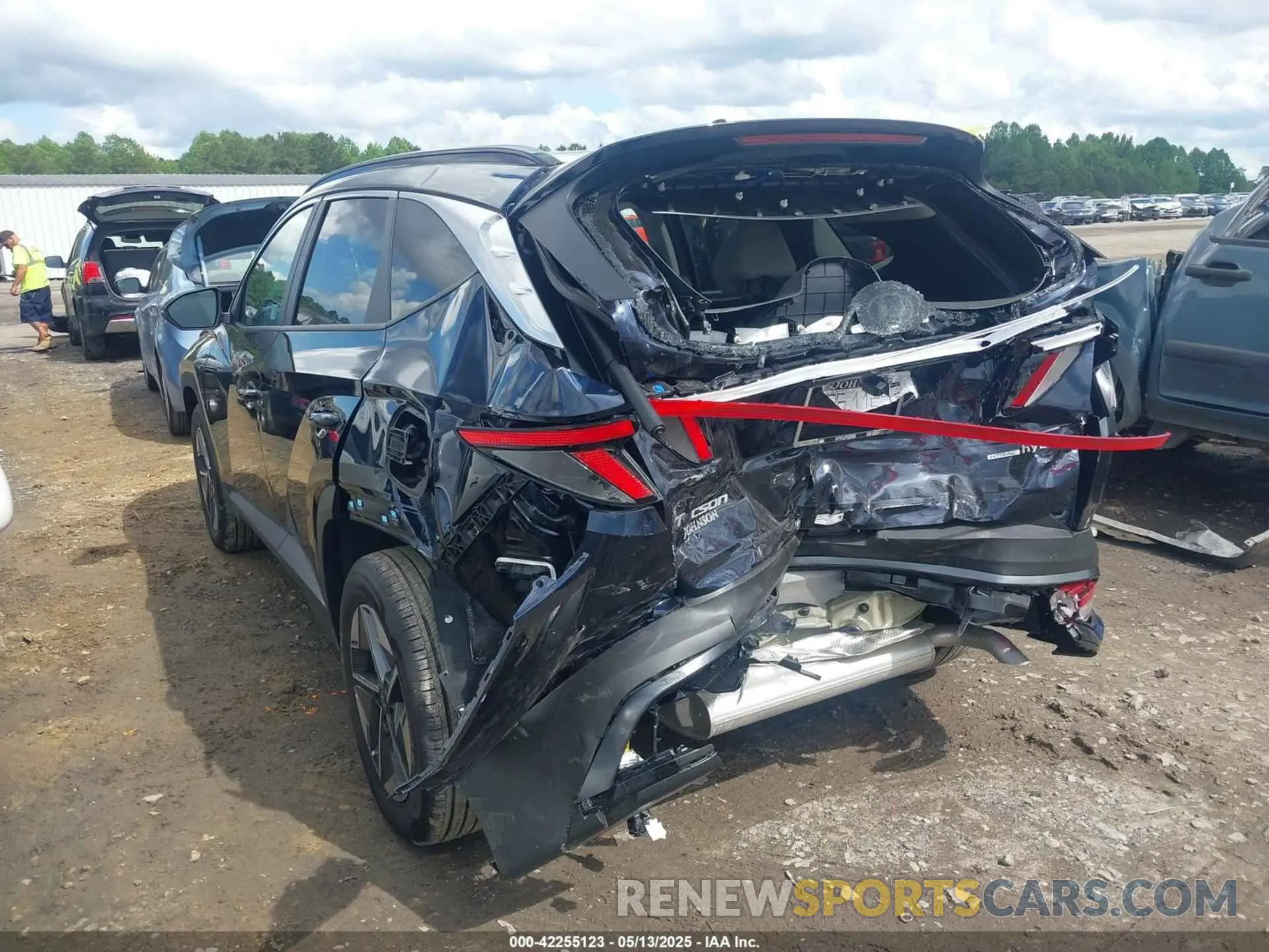 6 fotografías del automóvil dañado KM8JCDD1XSU323680 HYUNDAI TUCSON HYBRID 2025