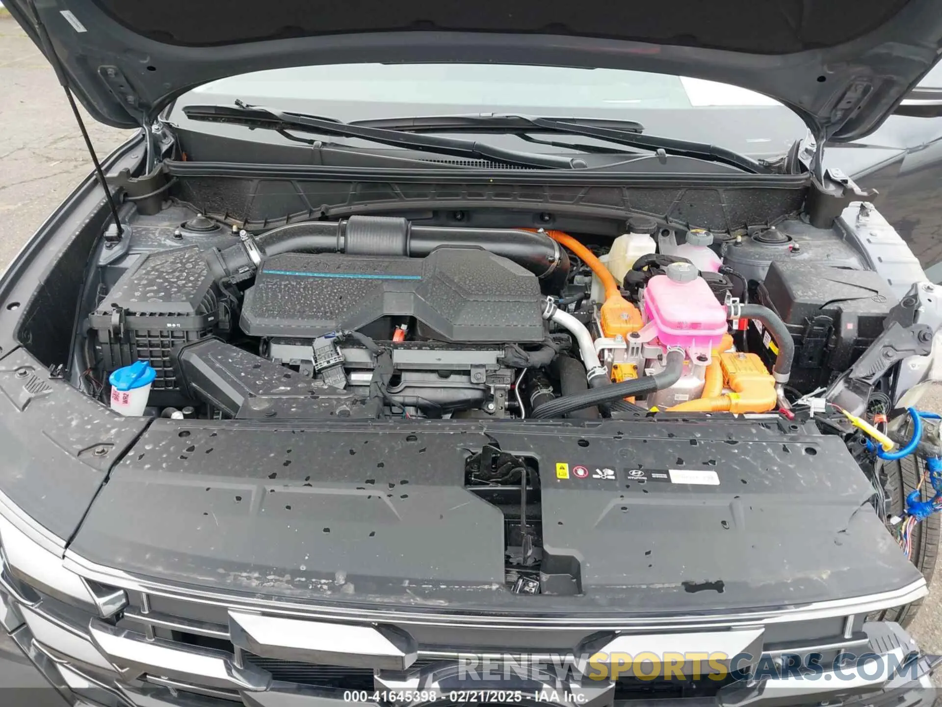 10 fotografías del automóvil dañado KM8JEDD18SU260671 HYUNDAI TUCSON HYBRID 2025