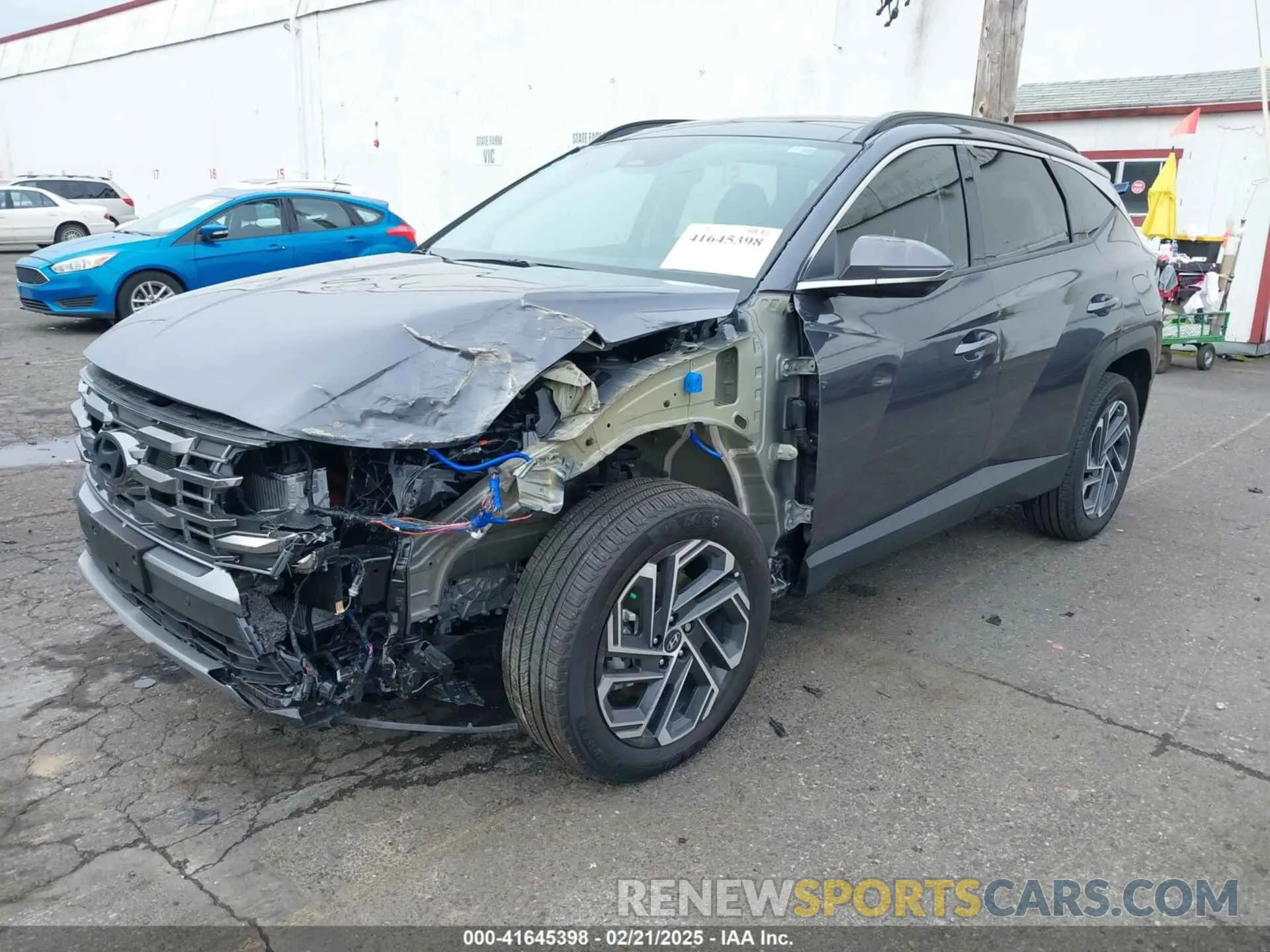 2 fotografías del automóvil dañado KM8JEDD18SU260671 HYUNDAI TUCSON HYBRID 2025