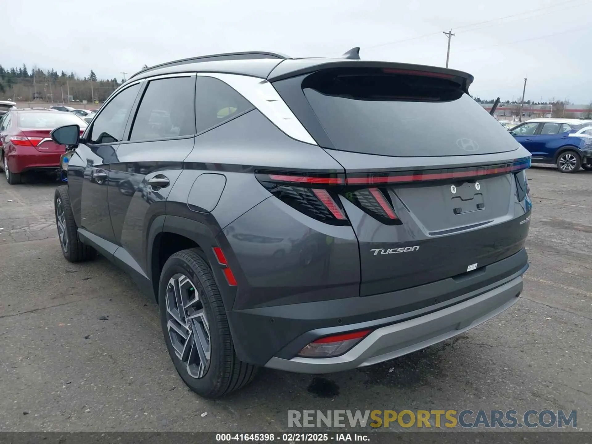 3 fotografías del automóvil dañado KM8JEDD18SU260671 HYUNDAI TUCSON HYBRID 2025