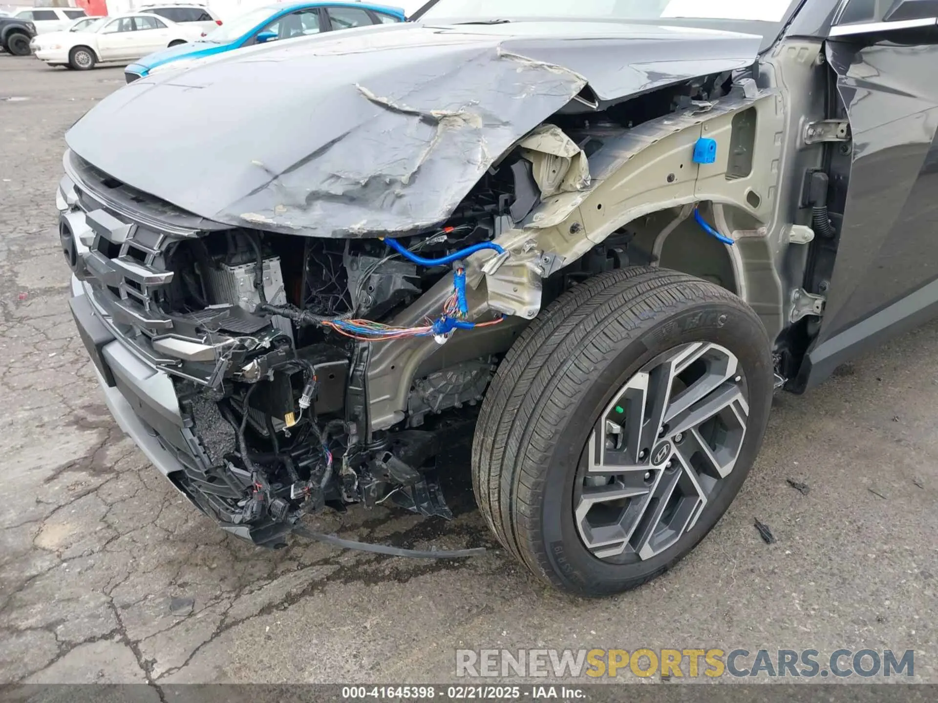 6 fotografías del automóvil dañado KM8JEDD18SU260671 HYUNDAI TUCSON HYBRID 2025
