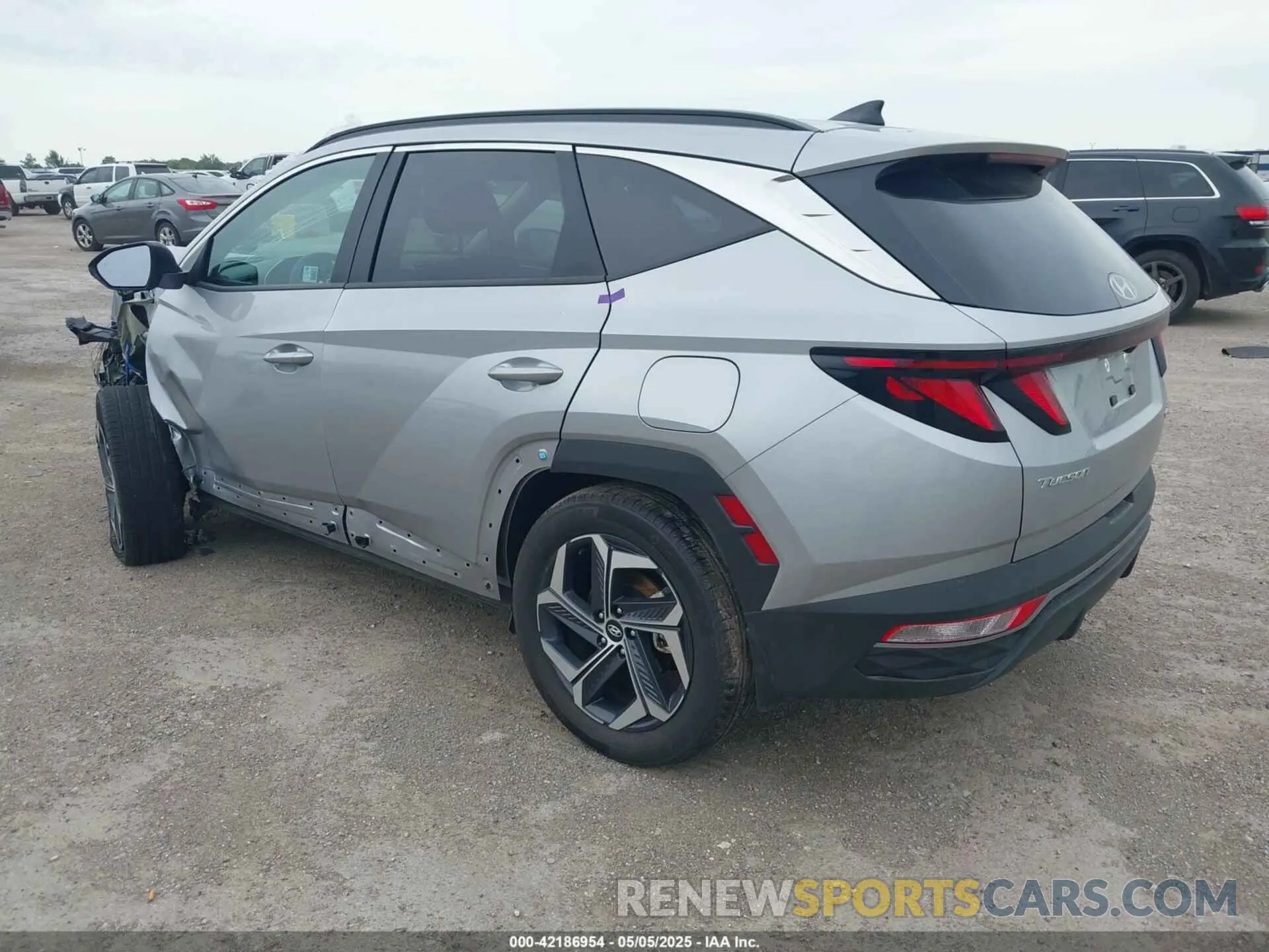 3 fotografías del automóvil dañado KM8JBDD29RU211717 HYUNDAI TUCSON PLUG-IN HYBRID 2024