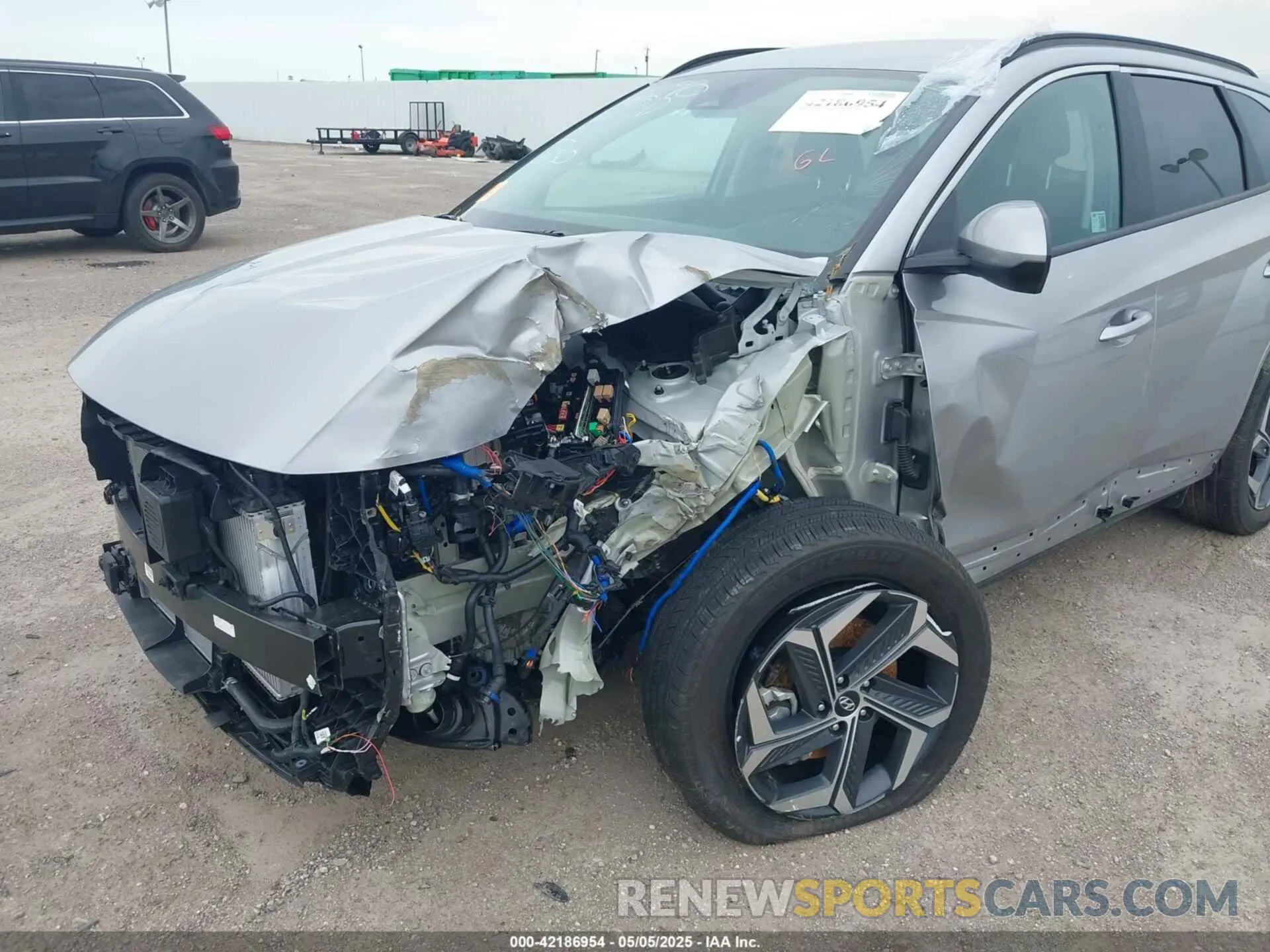 6 fotografías del automóvil dañado KM8JBDD29RU211717 HYUNDAI TUCSON PLUG-IN HYBRID 2024