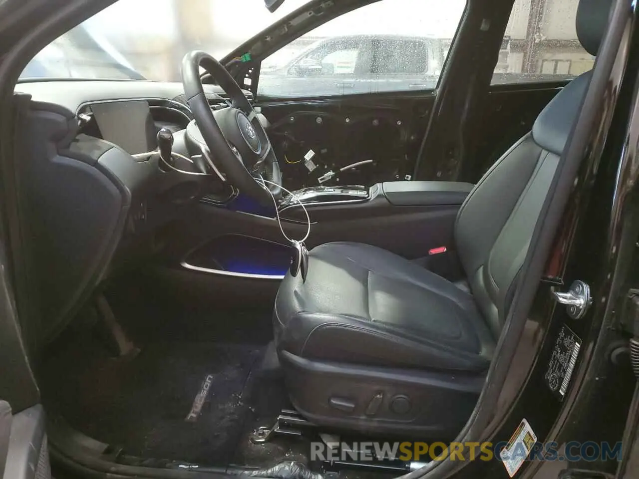 7 fotografías del automóvil dañado KM8JDDD24RU178121 HYUNDAI TUCSON ULT 2024