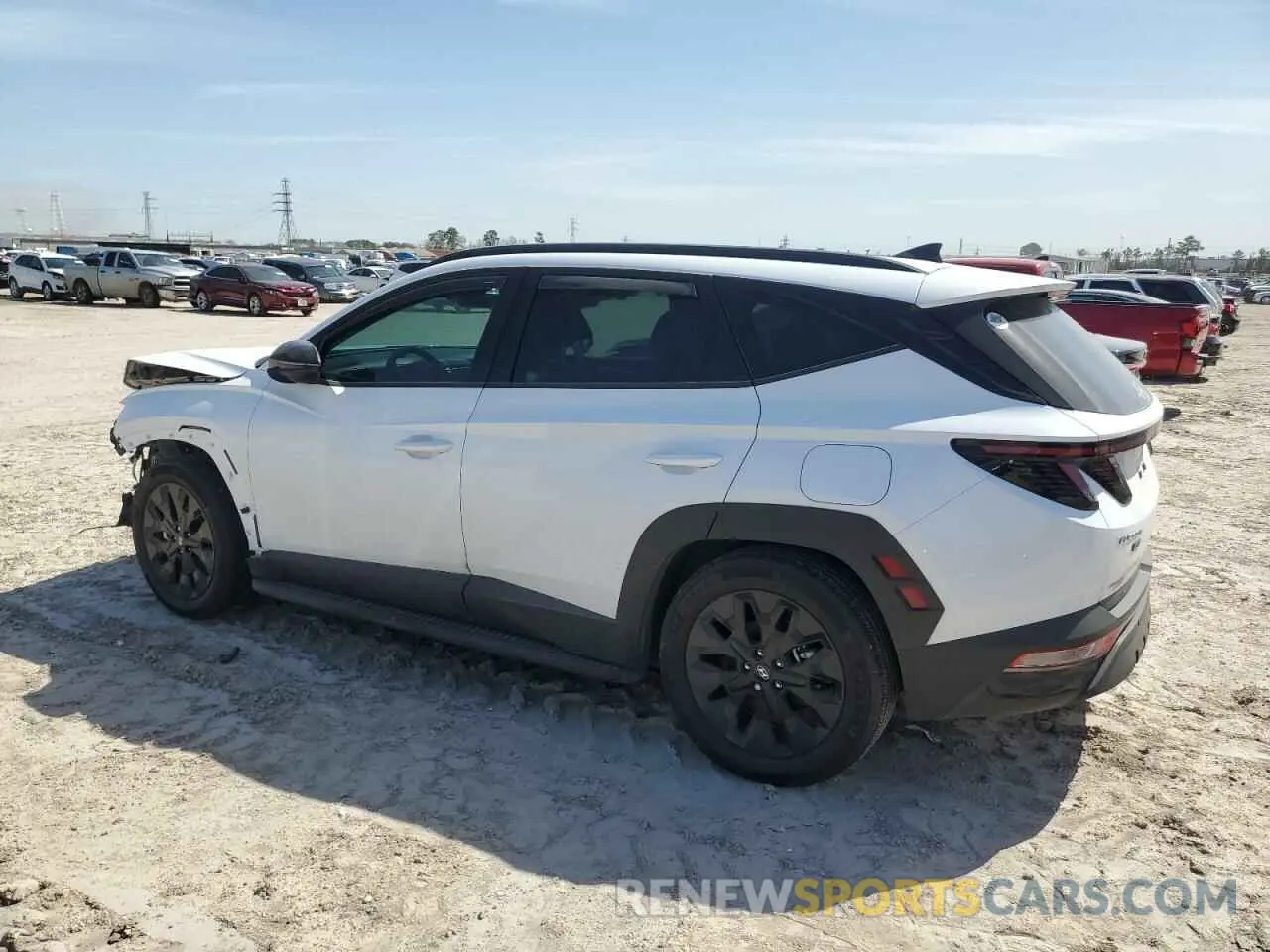 2 fotografías del automóvil dañado KM8JF3DE1RU279776 HYUNDAI TUCSON XRT 2024