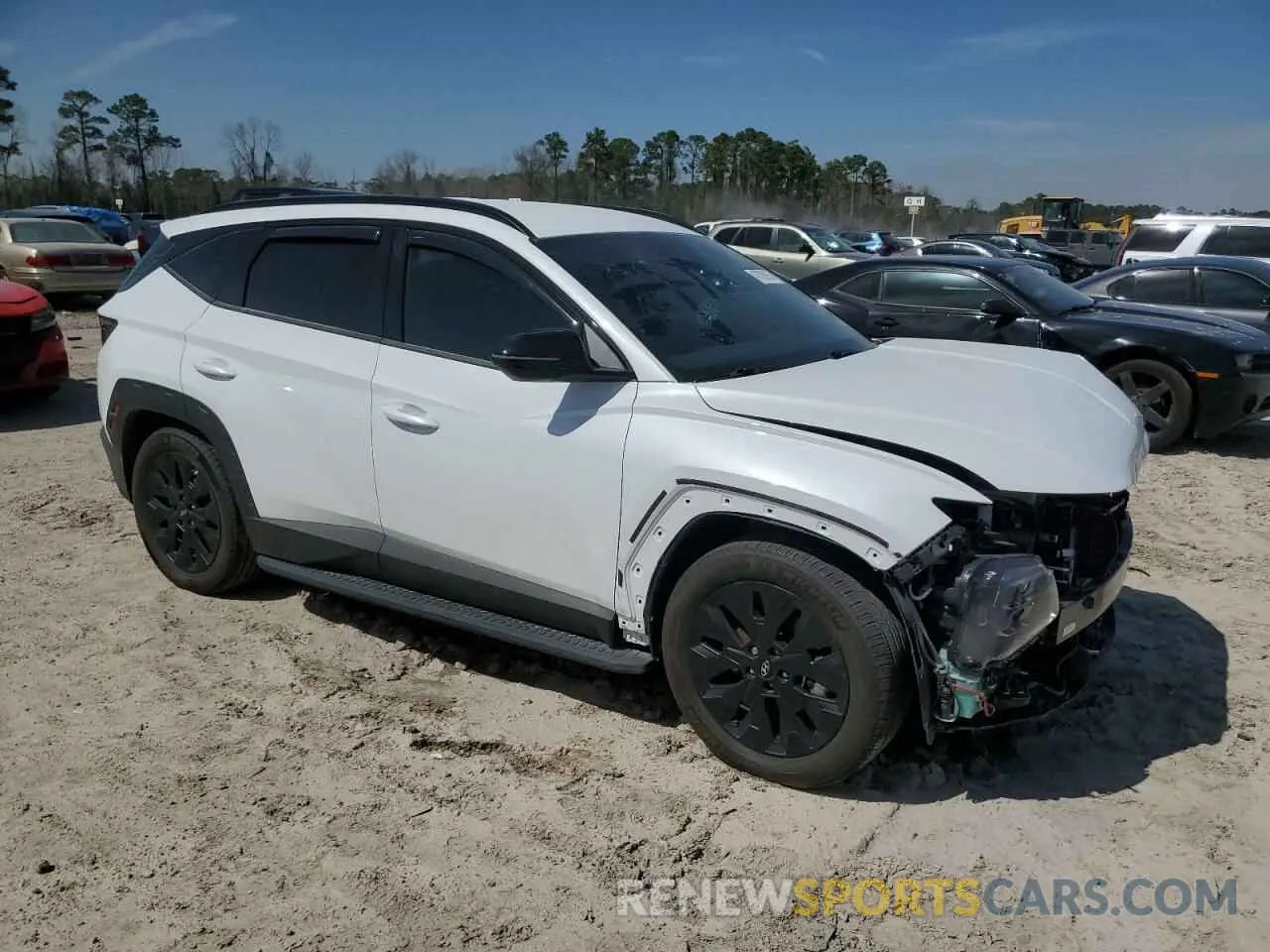 4 fotografías del automóvil dañado KM8JF3DE1RU279776 HYUNDAI TUCSON XRT 2024