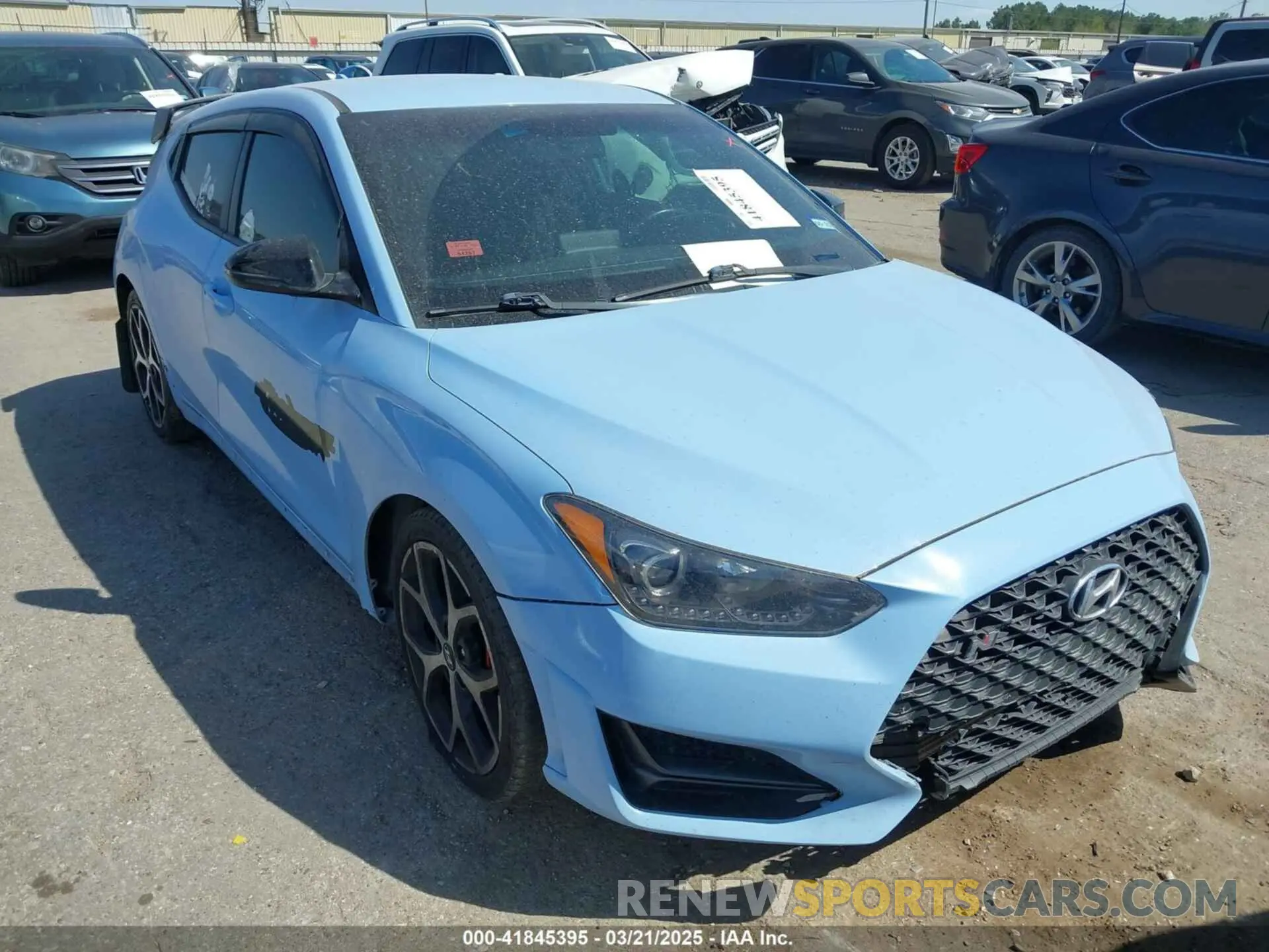 1 fotografías del automóvil dañado KMHT36AH3KU002747 HYUNDAI VELOSTER 2019