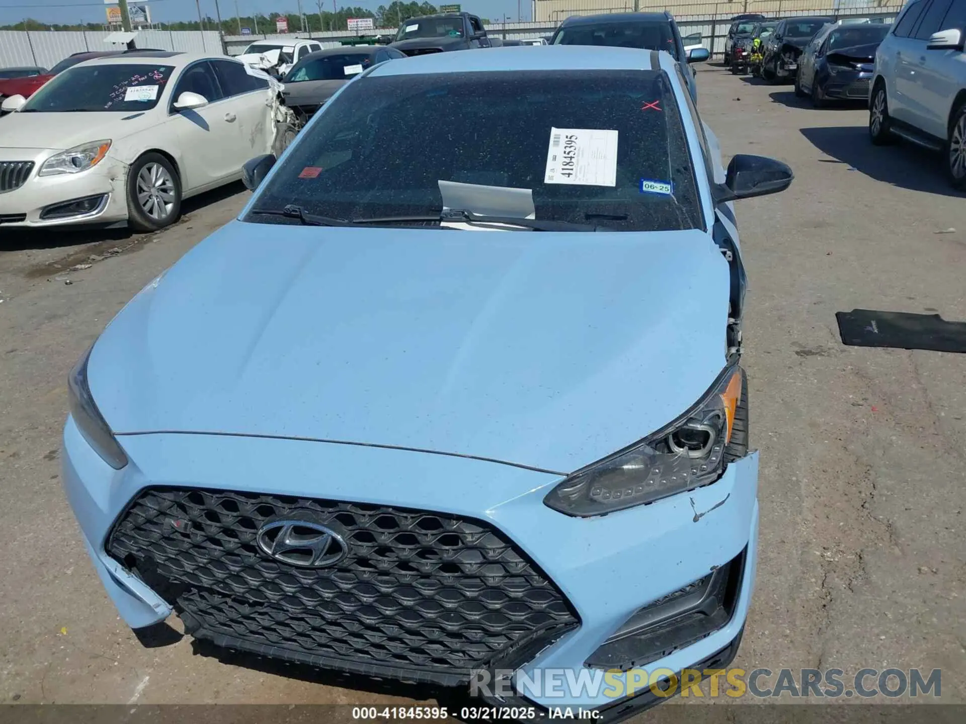 12 fotografías del automóvil dañado KMHT36AH3KU002747 HYUNDAI VELOSTER 2019