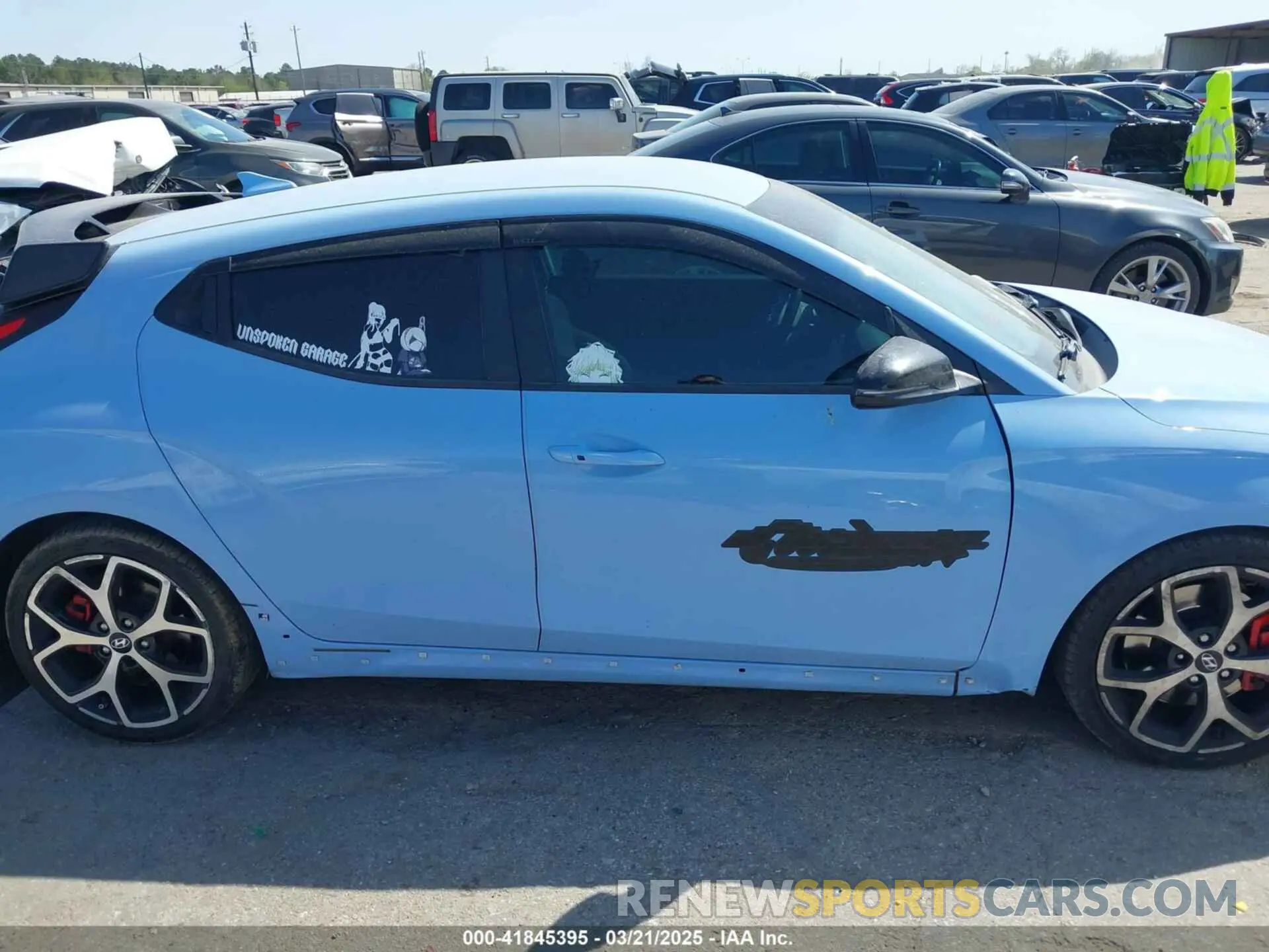 13 fotografías del automóvil dañado KMHT36AH3KU002747 HYUNDAI VELOSTER 2019