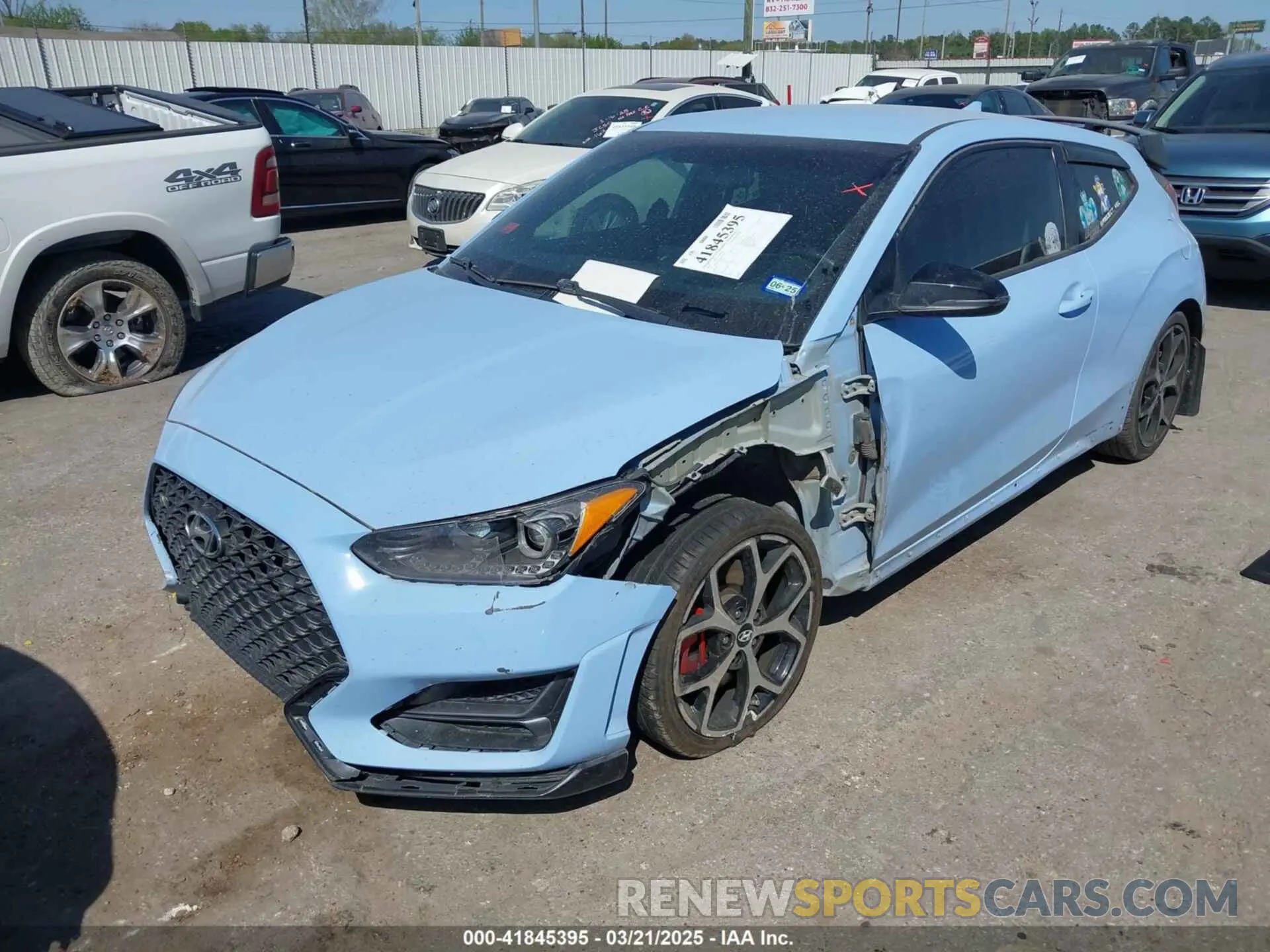 2 fotografías del automóvil dañado KMHT36AH3KU002747 HYUNDAI VELOSTER 2019