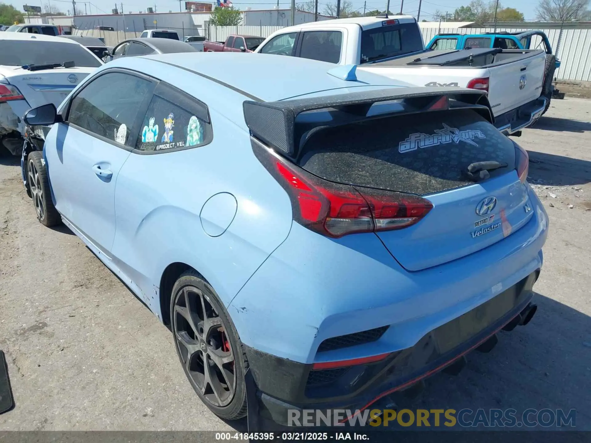 3 fotografías del automóvil dañado KMHT36AH3KU002747 HYUNDAI VELOSTER 2019